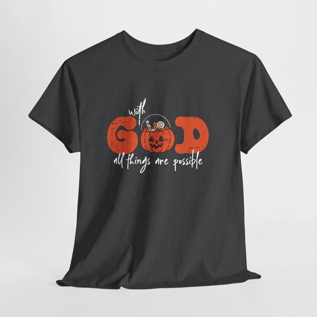 Faith-Inspired Unisex Tee - God All Things Are Possible Shirt