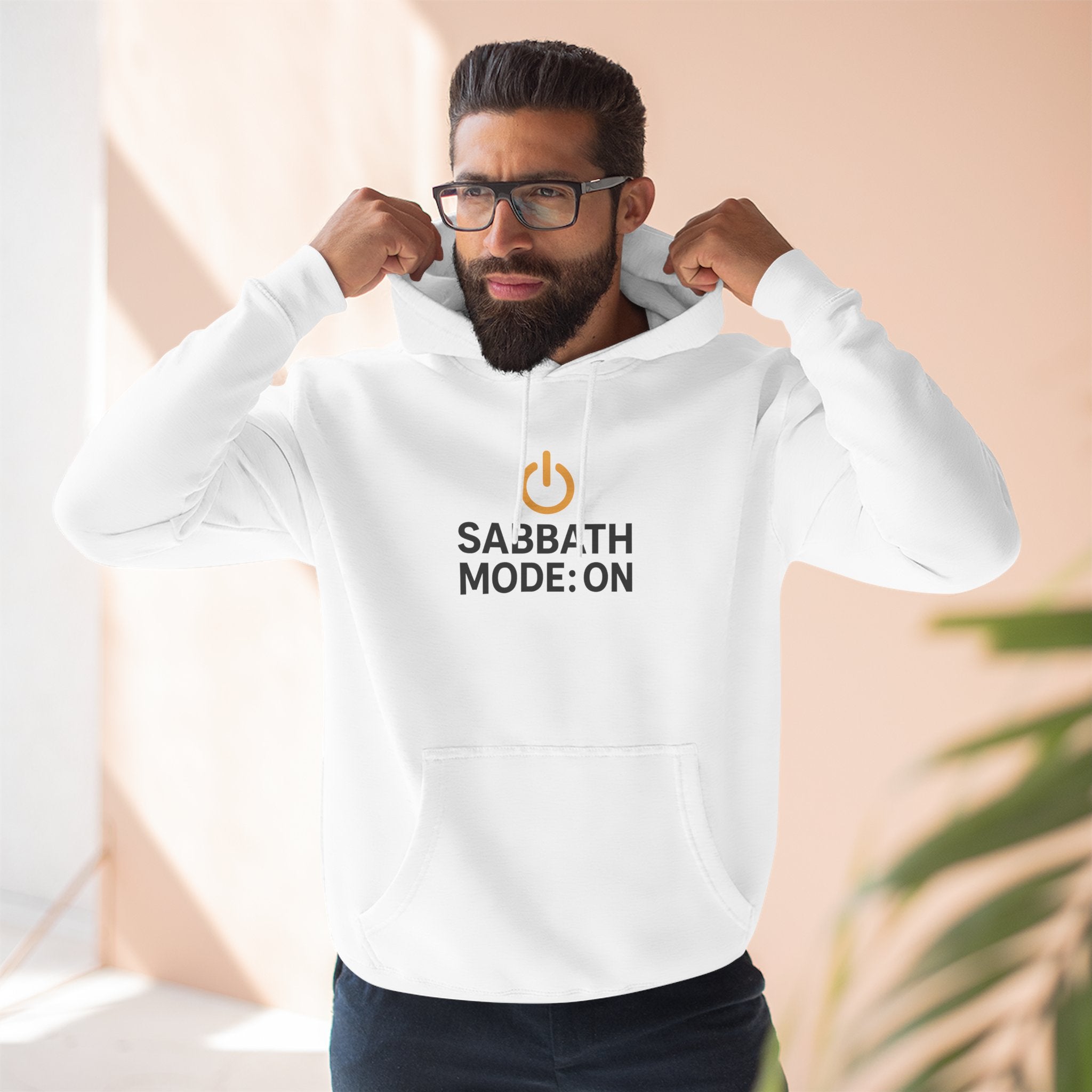 Sabbath Mode Fleece Hoodie | Faith Apparel, Religious Gift, Comfortable Hoodie, Cozy Wear, Spiritual Fashion