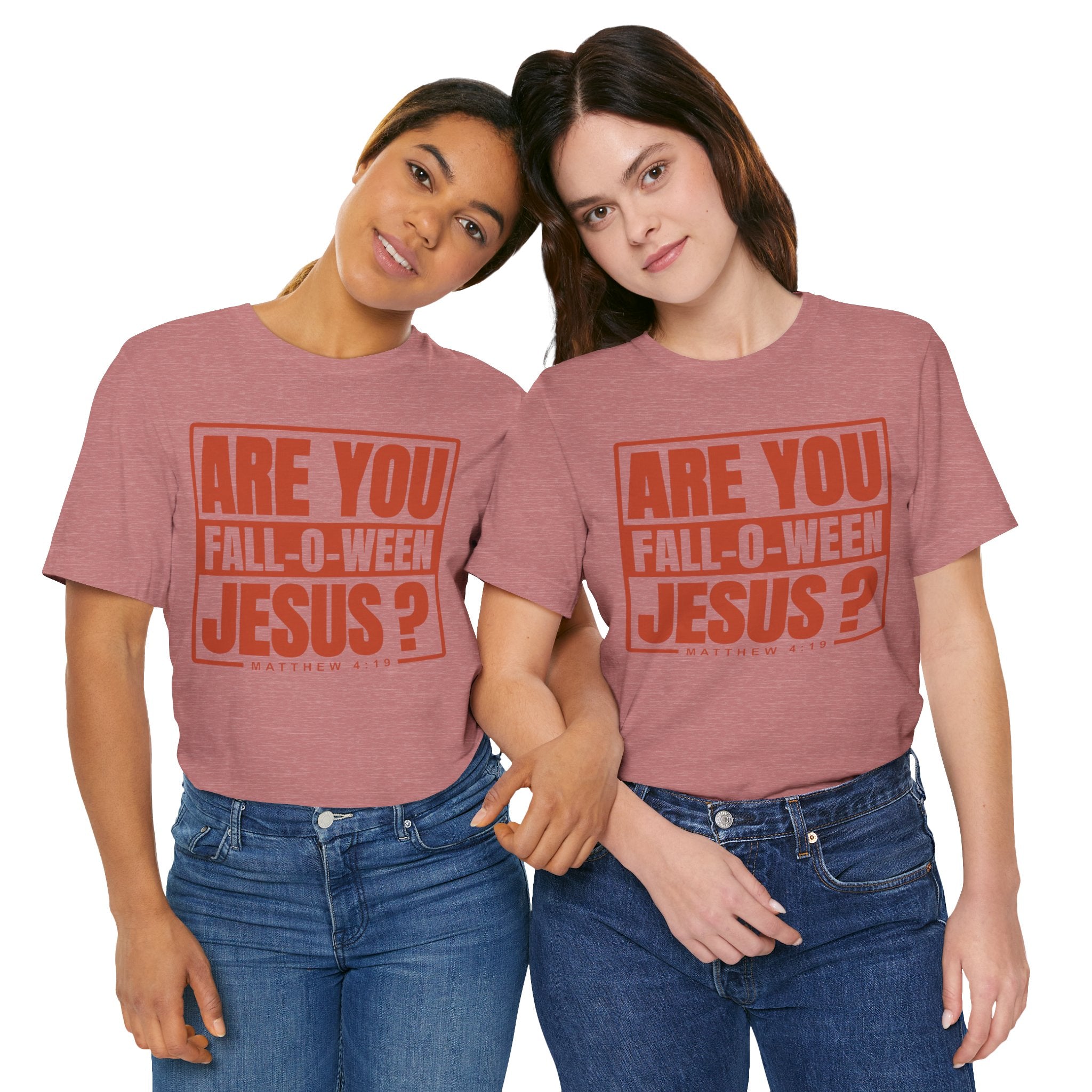 Fall-O-Ween Jesus Tee, Unisex Christian T-shirt, Faith-Based Apparel, Halloween Gospel Shirt, Religious Casual Wear