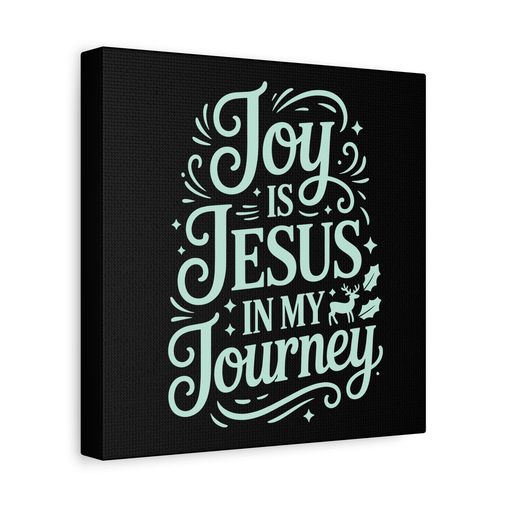 Joy in My Journey Canvas Wall Art, Religious Decor, Christmas Gift, Inspirational Wall Art, Joyful Home Decoration, Faith-Based Art