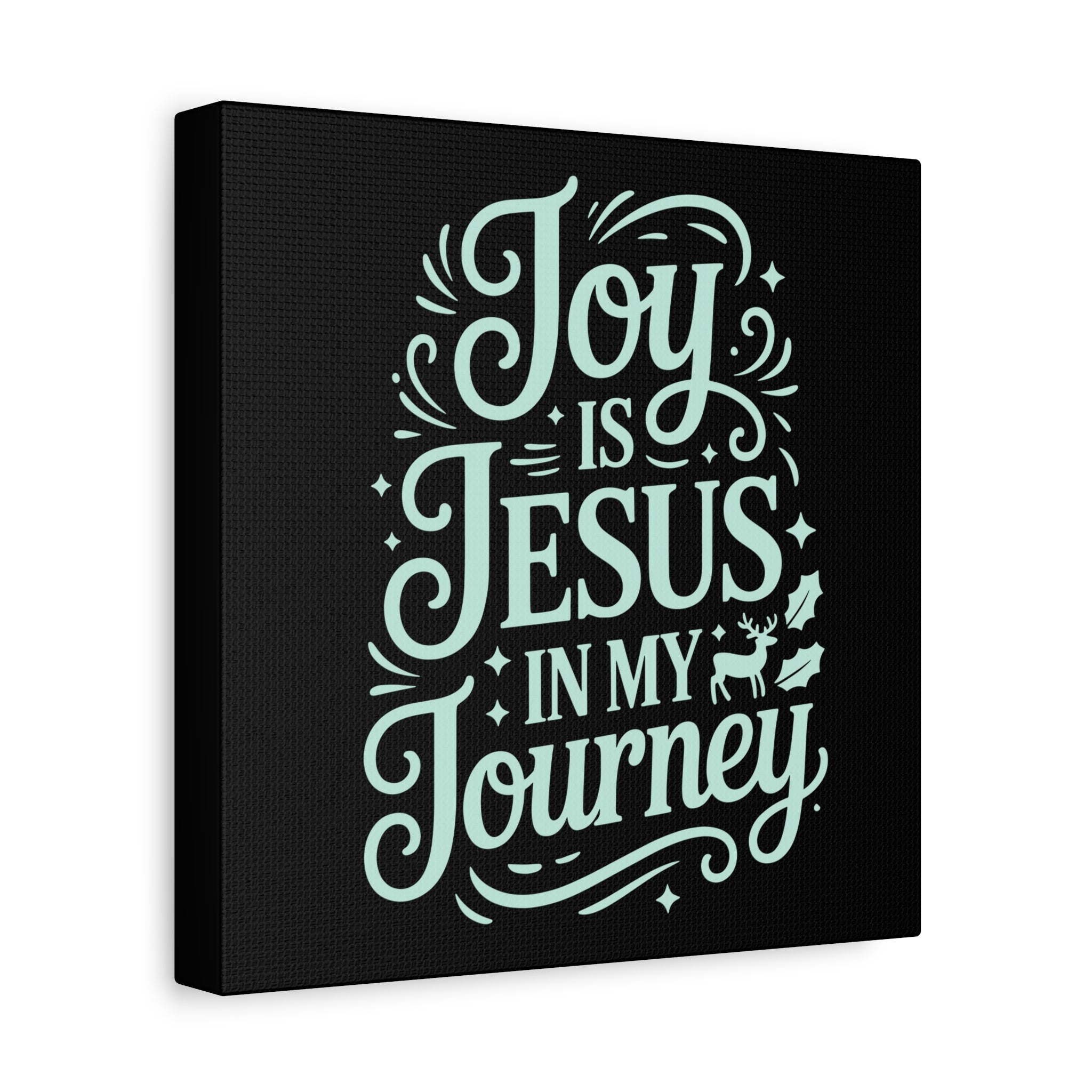 Joy in My Journey Canvas Wall Art, Religious Decor, Christmas Gift, Inspirational Wall Art, Joyful Home Decoration, Faith-Based Art