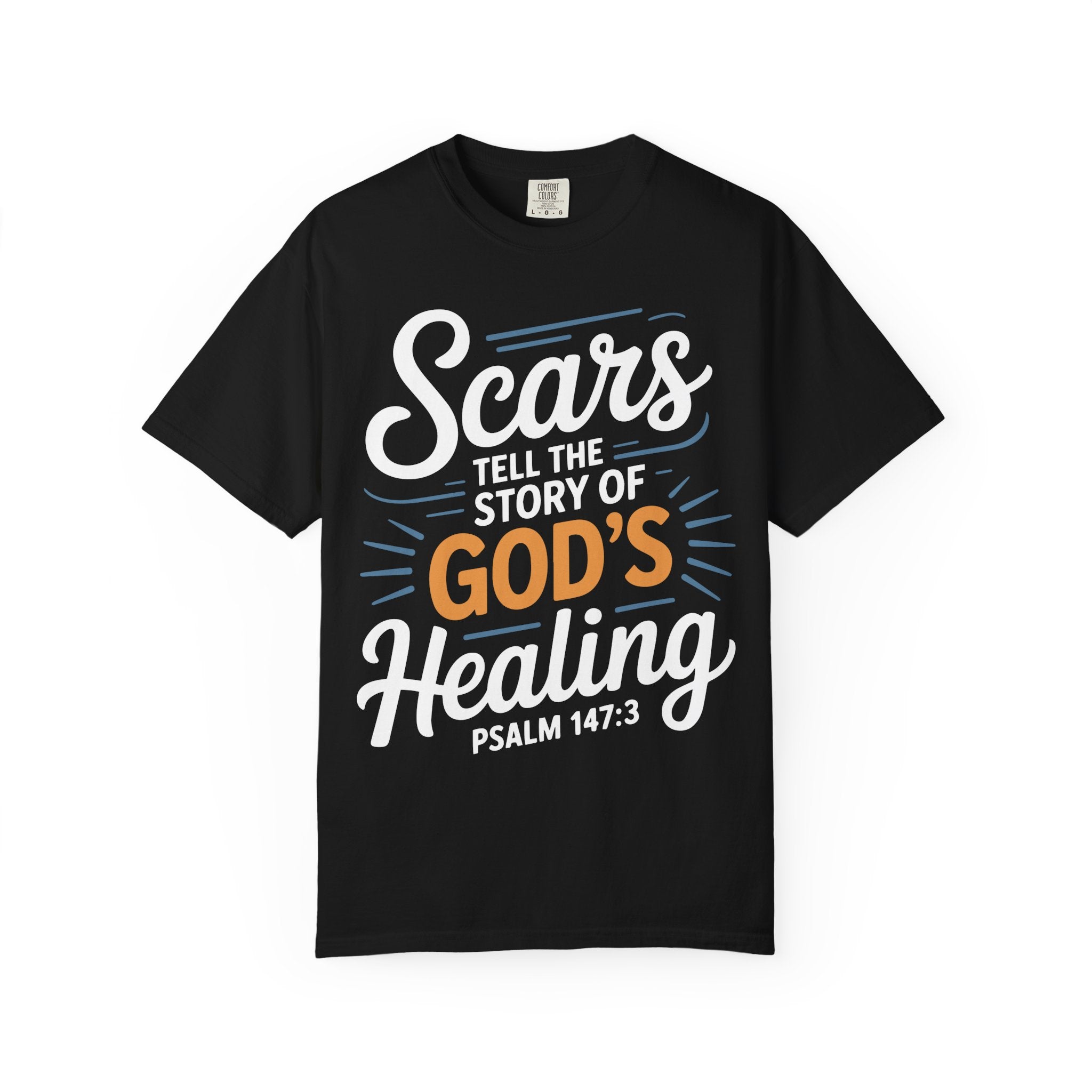 Healing Message Unisex T-Shirt - Scars Tell the Story of God's Healing