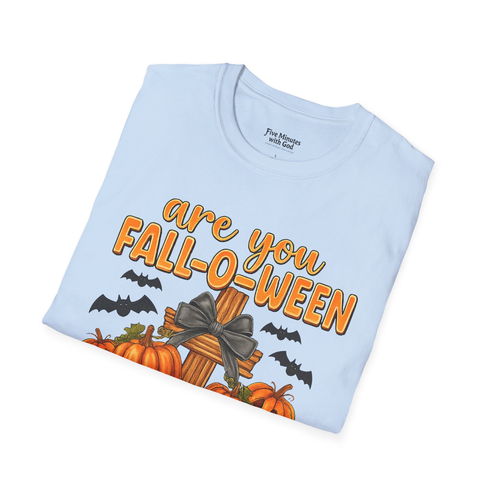 Funny Christian Halloween T-Shirt, Jesus Pumpkin Tee, Unisex Fall Shirt, Autumn Festive Apparel, Holiday Gift Idea