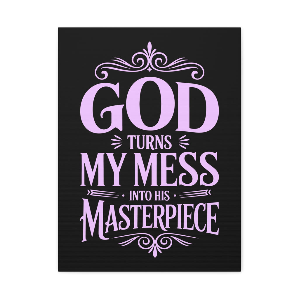 Inspirational Canvas Wall Art, Home Decor, Christian Gift, Motivational Wall Art, Faith-Based Decoration, Room Aesthetic, Gift for Her
