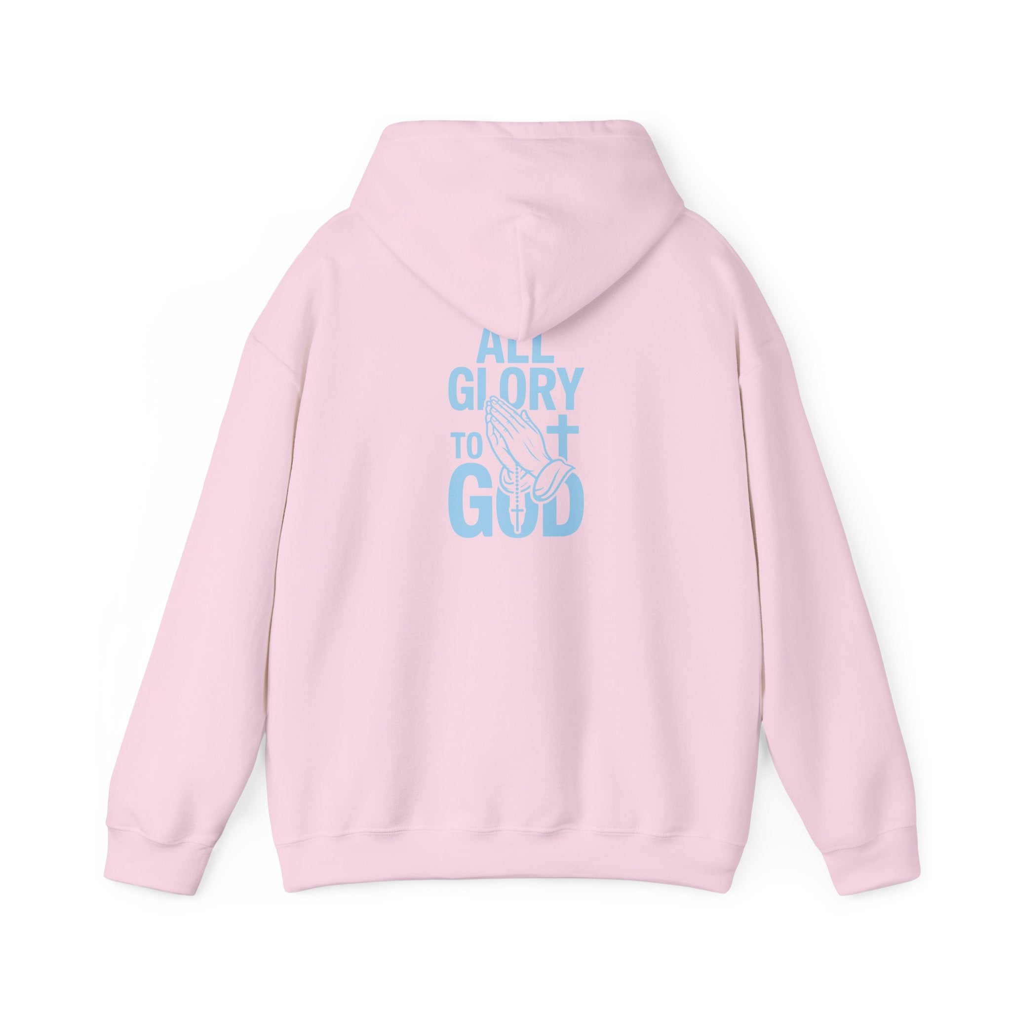 Unisex Inspirational Hooded Sweatshirt - All Glory to God, Faith, Religion, Christian Gifts, Casual Wear, Cozy Hoodie