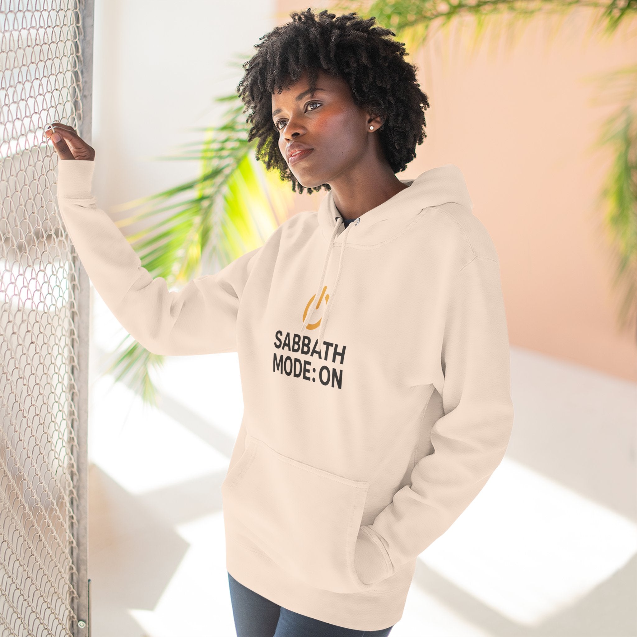 Sabbath Mode Fleece Hoodie | Faith Apparel, Religious Gift, Comfortable Hoodie, Cozy Wear, Spiritual Fashion
