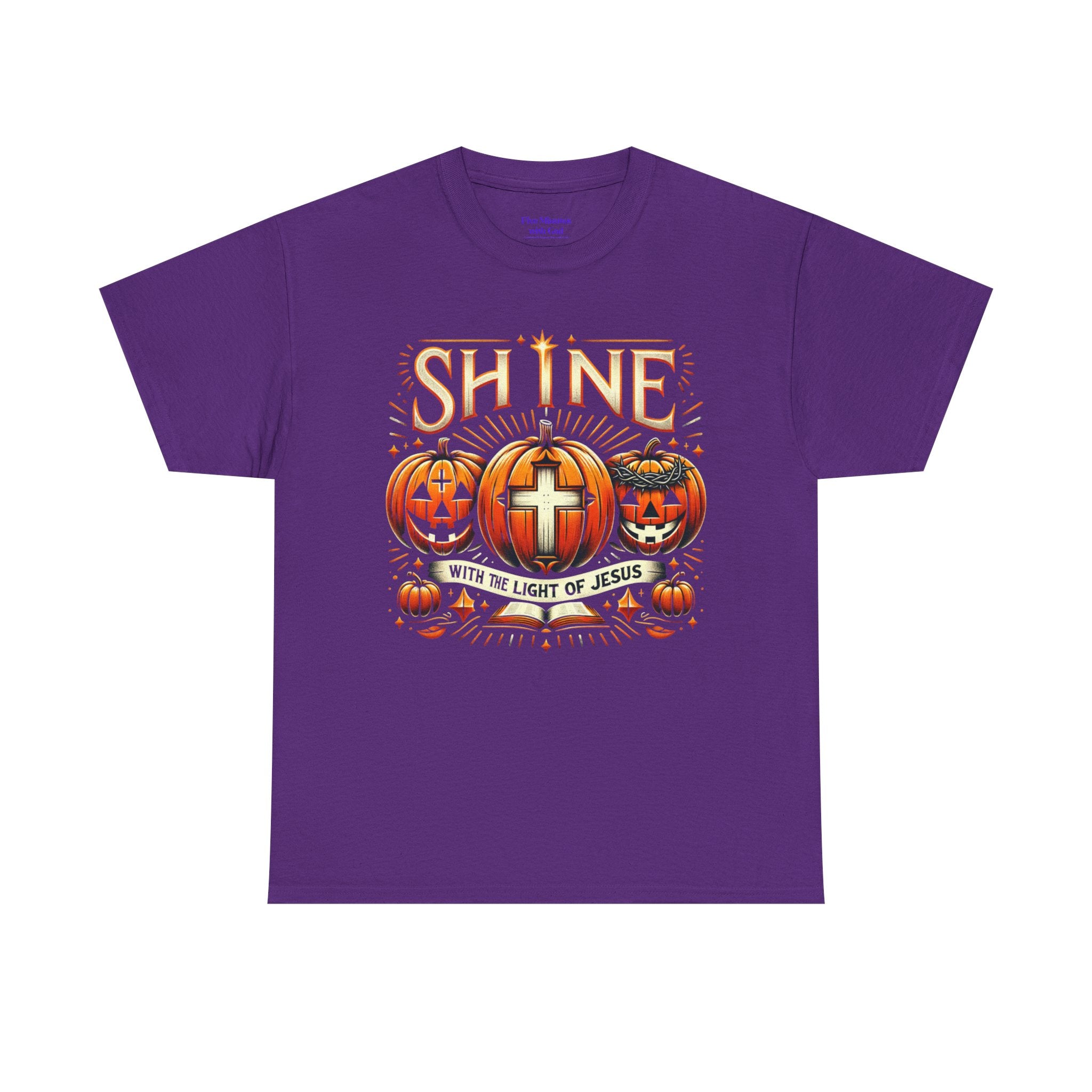 Halloween Jesus Graphic Tee | Unisex Cotton T-Shirt, Spooky Season Apparel, Faith-Based Shirt, Autumn Fashion, Christian Gift