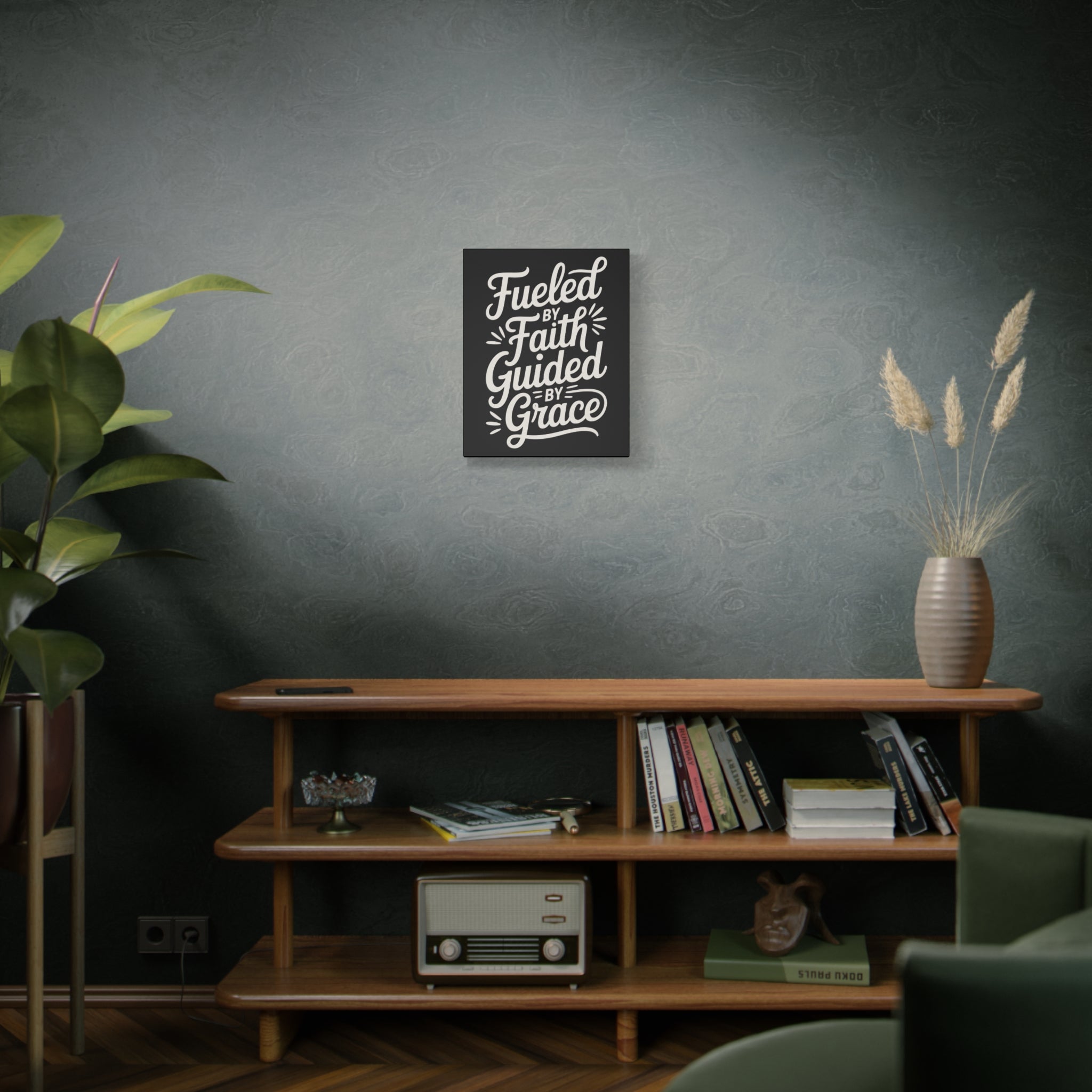 Stretched Canvas Art, Motivational Wall Decor, Home Inspirational Art, Faith-Based Decor, Gift for Faith Lovers
