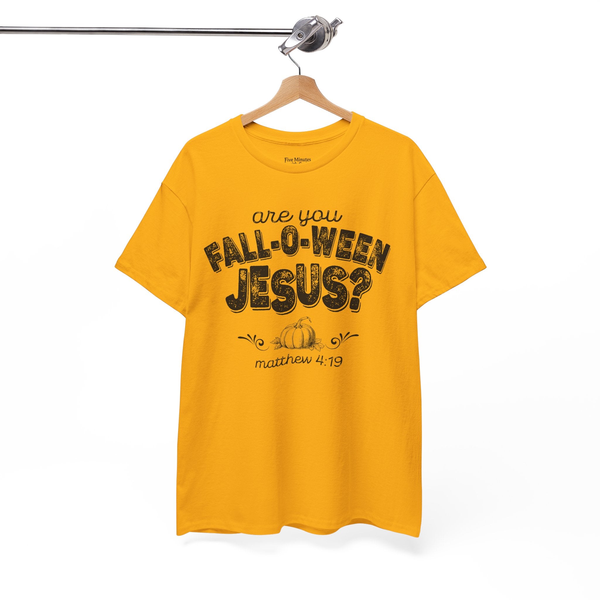 Fall-Themed Tee, Are You Fall-O-Ween Jesus, Unisex Cotton Shirt, Funny Fall Apparel, Halloween T-Shirt, Thanksgiving Gift Ideas