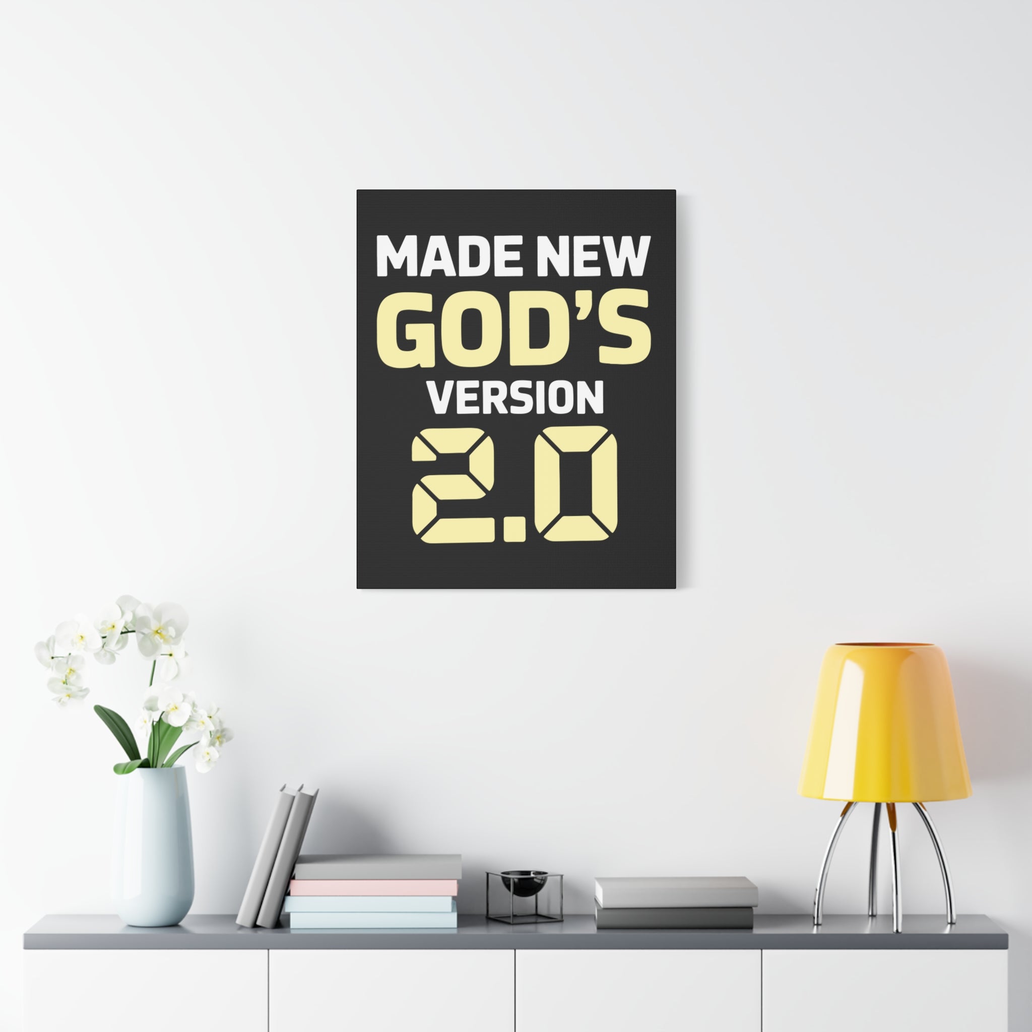 Inspirational Wall Art Canvas, Faith Decor, Home Decoration, Uplifting Gift, Christian Home, Motivational Room