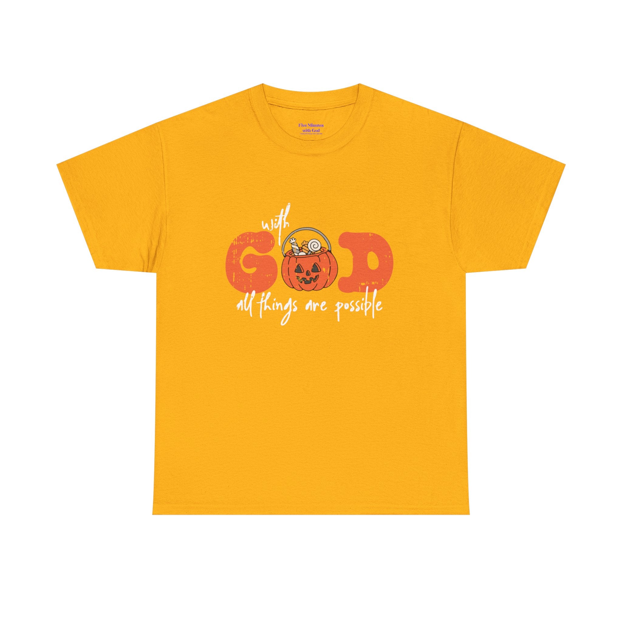 Faith-Inspired Unisex Tee - God All Things Are Possible Shirt