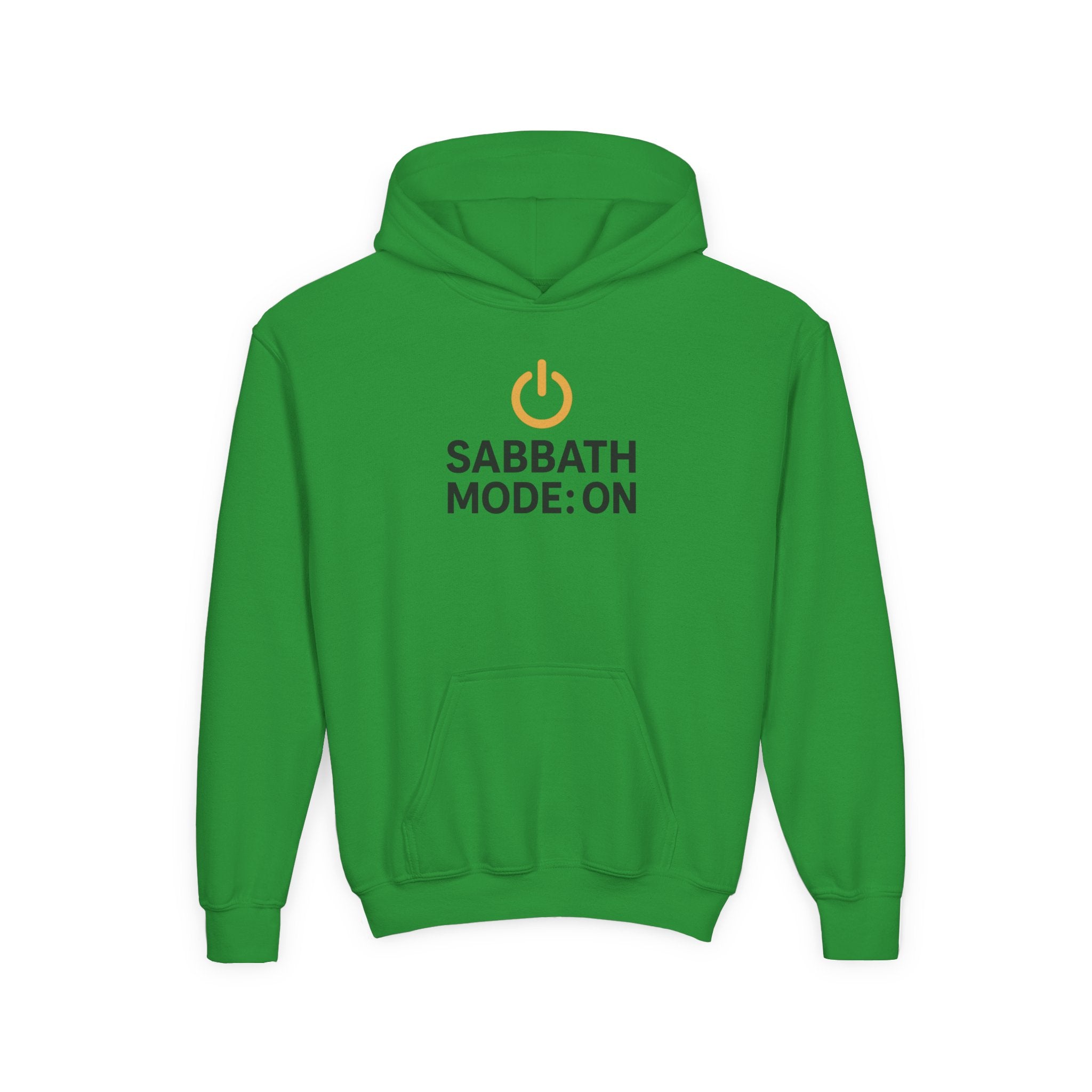 Sabbath Mode Youth Hoodie, Comfortable Hooded Sweatshirt for Kids, Perfect for Religious Observances, Christian Gift, Sunday Wear