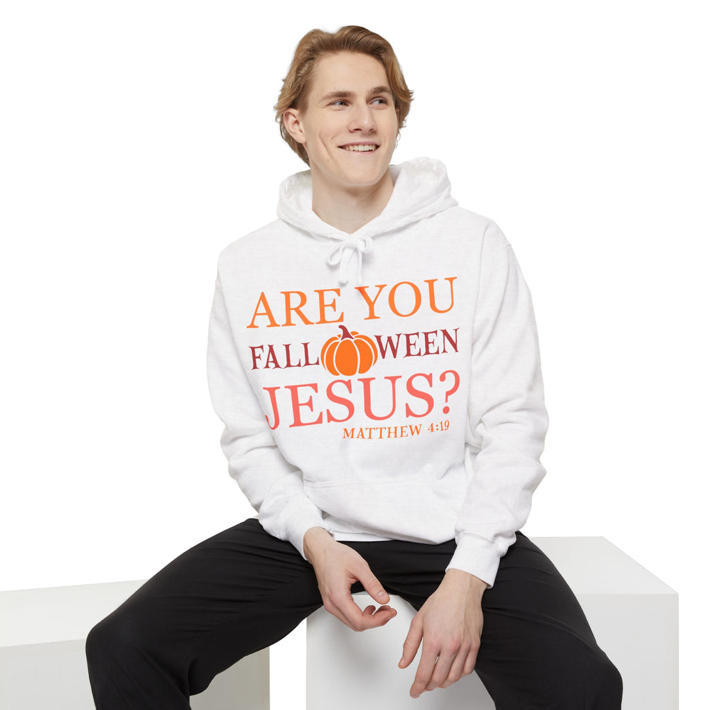 Fall-Themed Hoodie with Inspirational Text | Perfect for Halloween, Cozy Gift, Unisex Apparel, Casual Wear