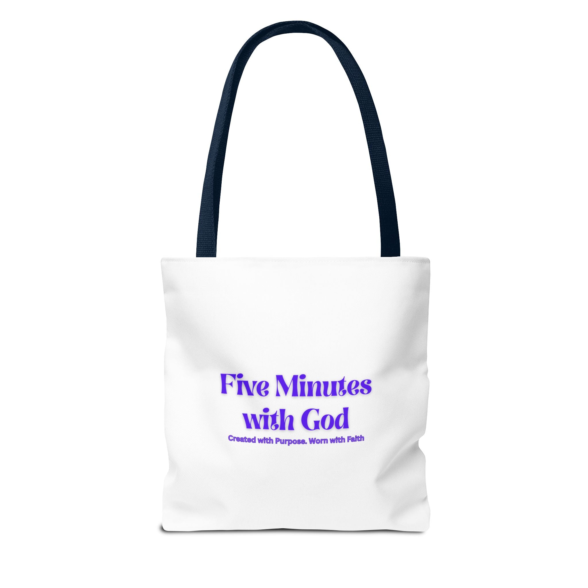 Colorful Inspirational Tote Bag, Versatile Shopping Bag, Faith-Based Gift, Motivational Carryall, Perfect for Any Occasion