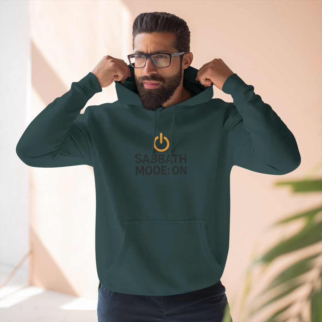 Sabbath Mode Fleece Hoodie | Faith Apparel, Religious Gift, Comfortable Hoodie, Cozy Wear, Spiritual Fashion