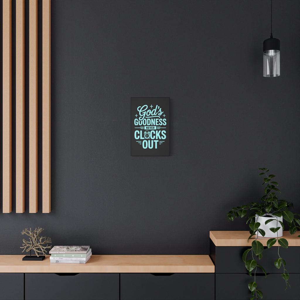 Inspirational Canvas Wall Art, Motivational Decor, Faith-Based Gift, Home Decoration, Religious Wall Art, God's Goodness