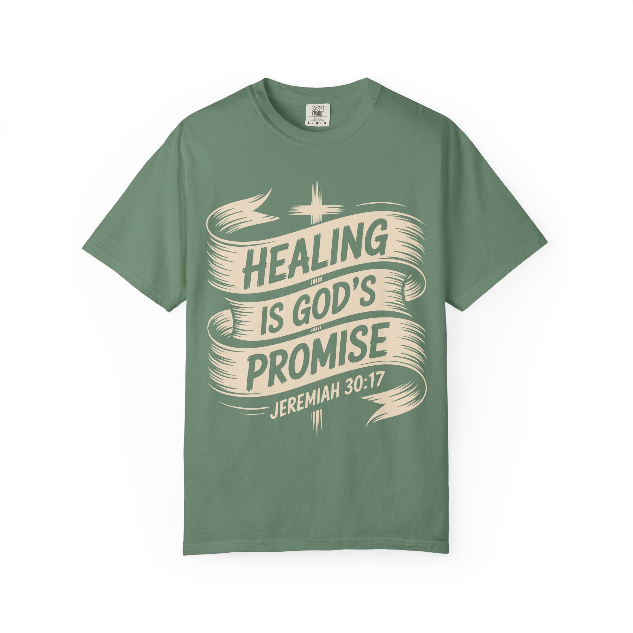 Healing is God's Promise T-Shirt, Faith-Based Apparel