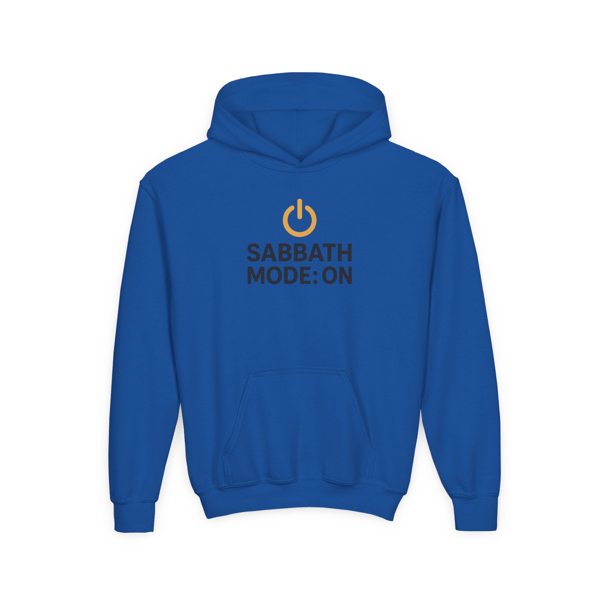 Sabbath Mode Youth Hoodie, Comfortable Hooded Sweatshirt for Kids, Perfect for Religious Observances, Christian Gift, Sunday Wear