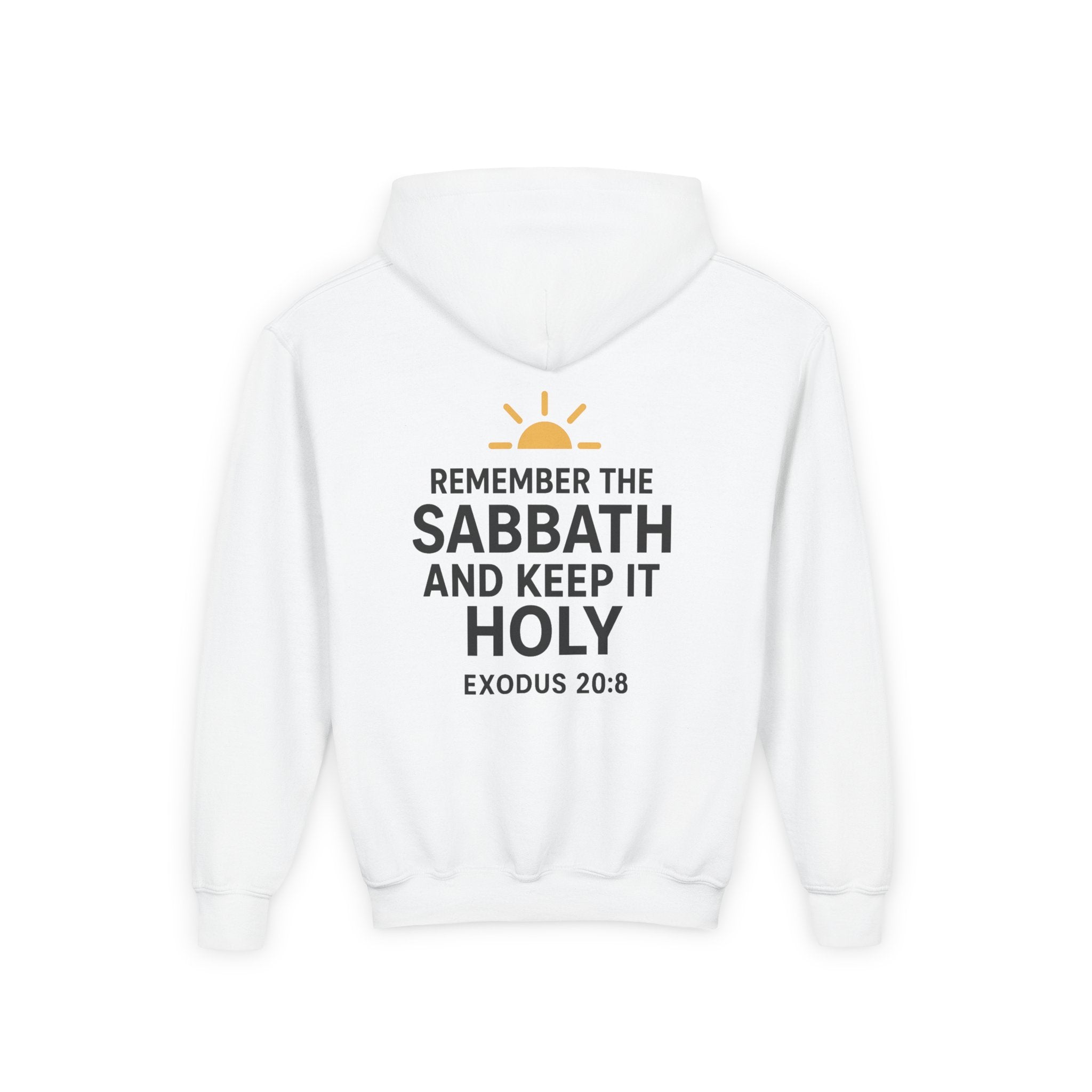 Sabbath Mode Youth Hoodie, Comfortable Hooded Sweatshirt for Kids, Perfect for Religious Observances, Christian Gift, Sunday Wear