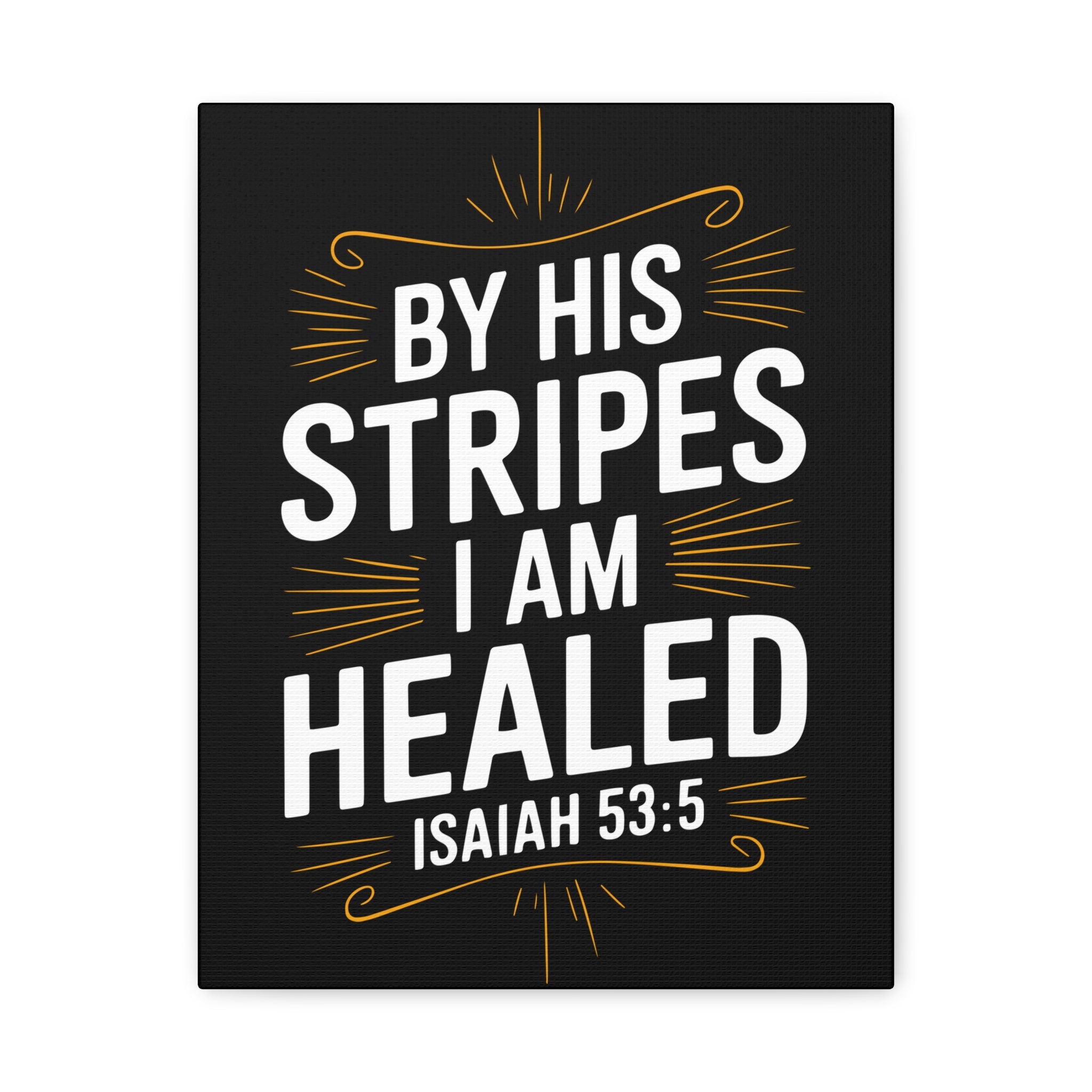 Inspirational Canvas Wall Art - Faith Decor, Christian Gift, Healing Quote, Home Decor, Modern Artwork