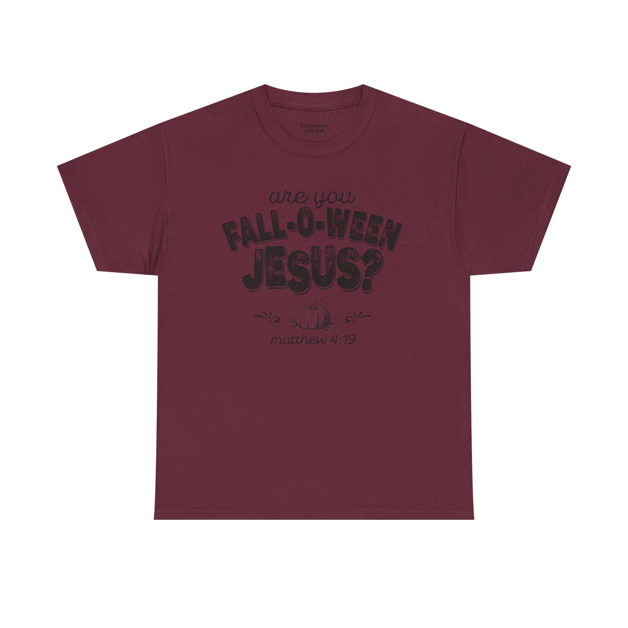 Fall-Themed Tee, Are You Fall-O-Ween Jesus, Unisex Cotton Shirt, Funny Fall Apparel, Halloween T-Shirt, Thanksgiving Gift Ideas
