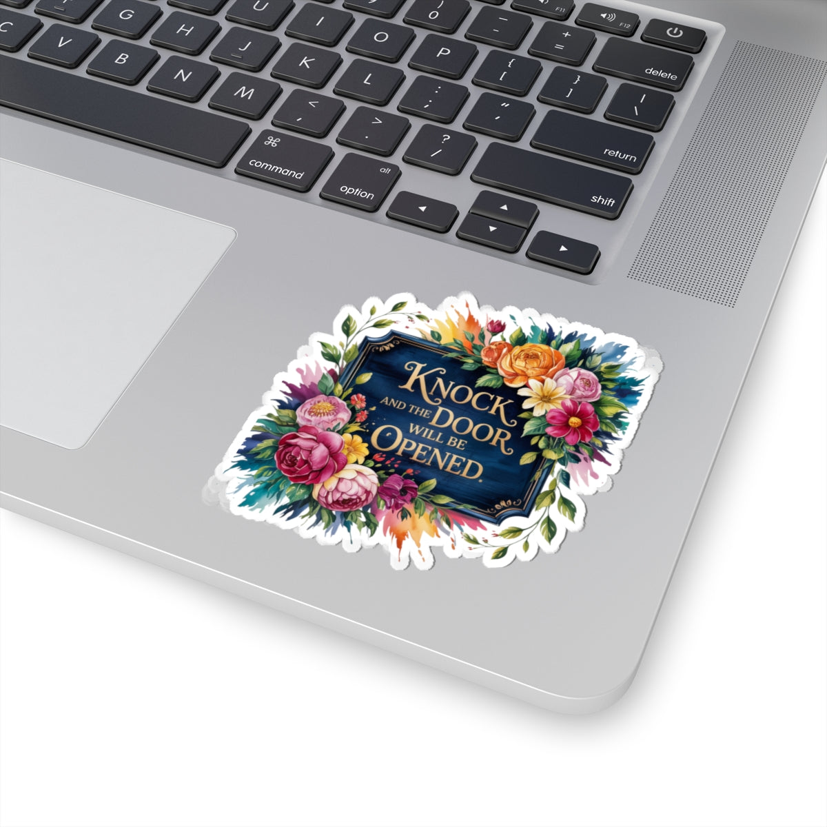 Inspirational Knock and the Door Will Be Open Sticker