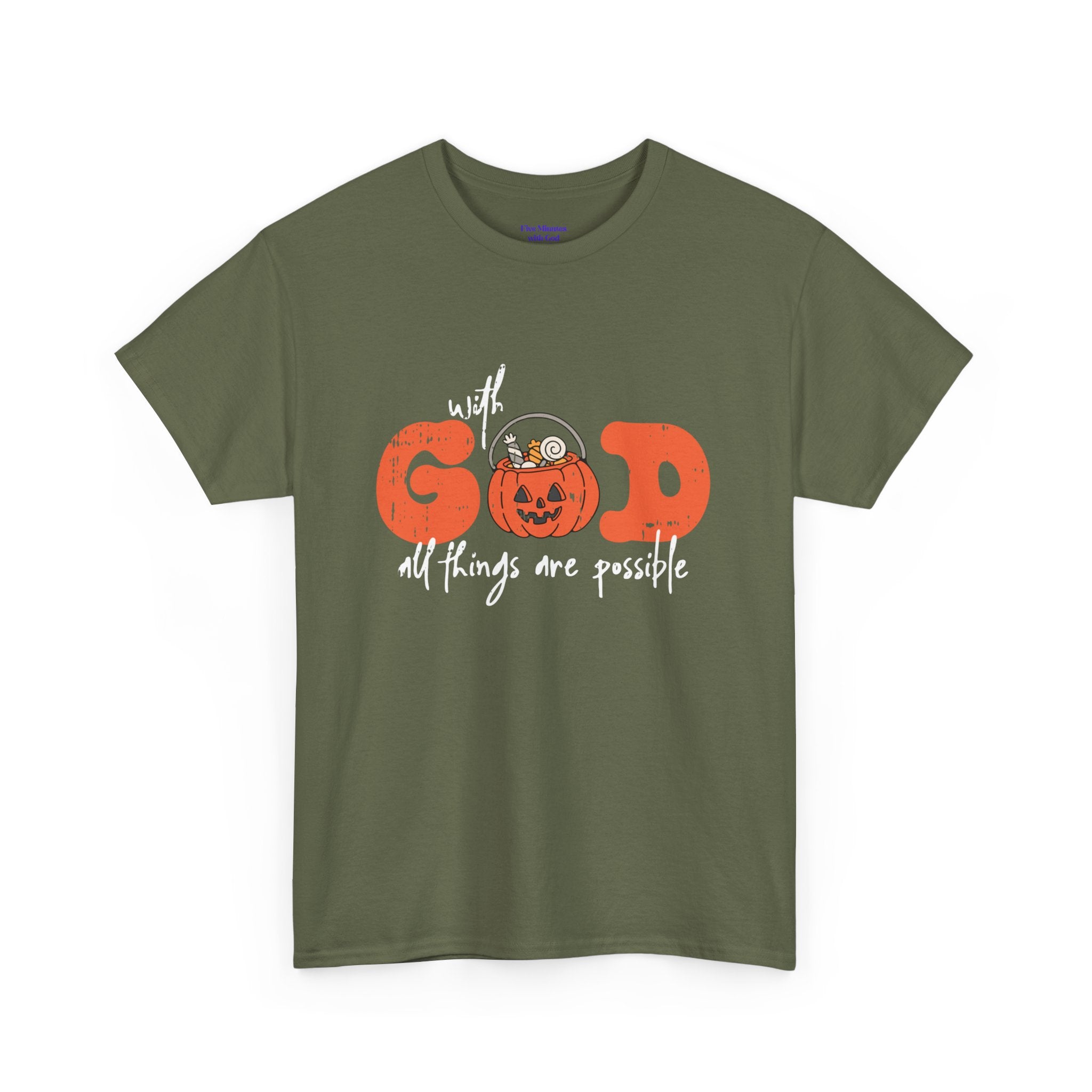 Faith-Inspired Unisex Tee - God All Things Are Possible Shirt