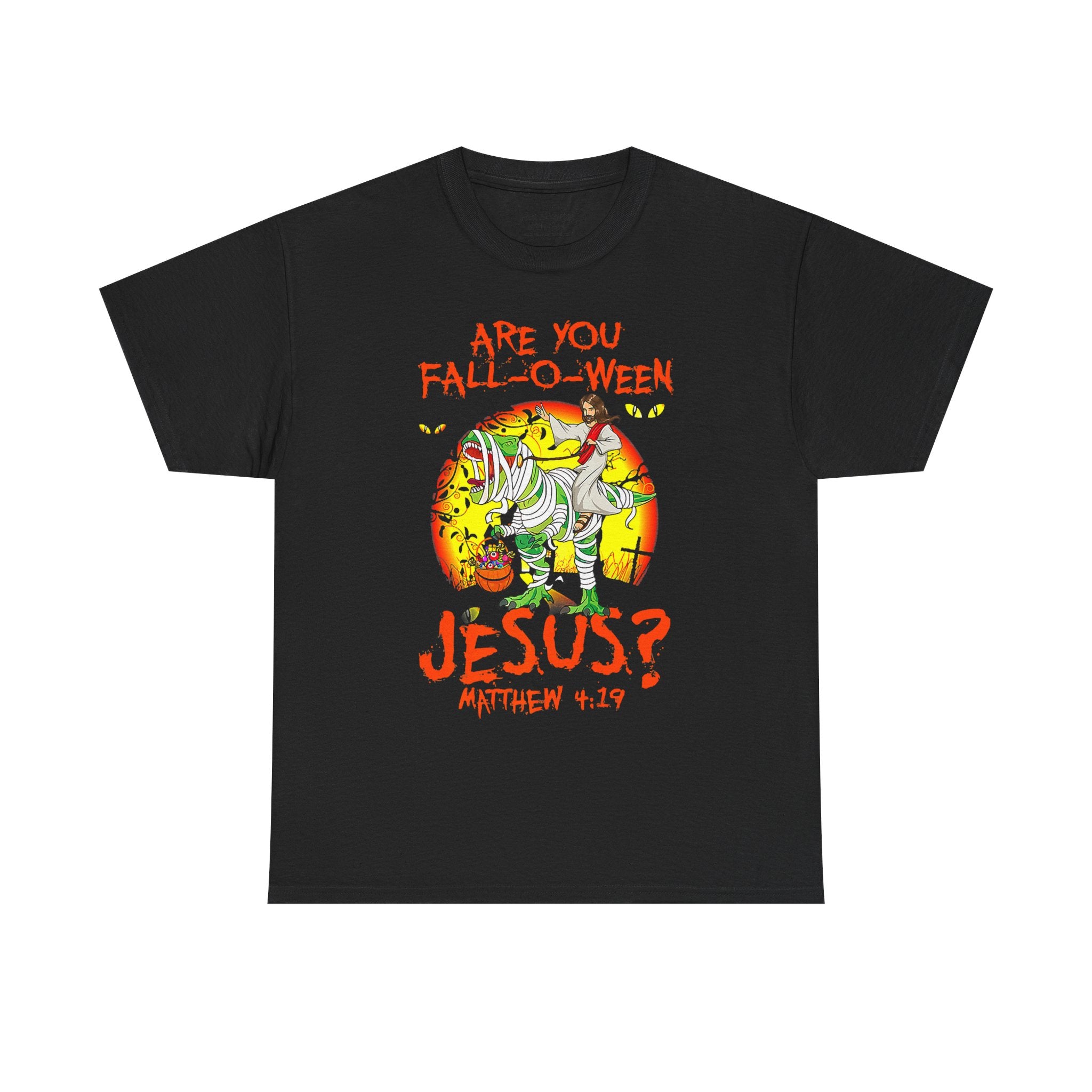 Funny Halloween T-Shirt, Fall Shirt, Christian Tee, Gift for Jesus Lovers, Unique Fall Apparel