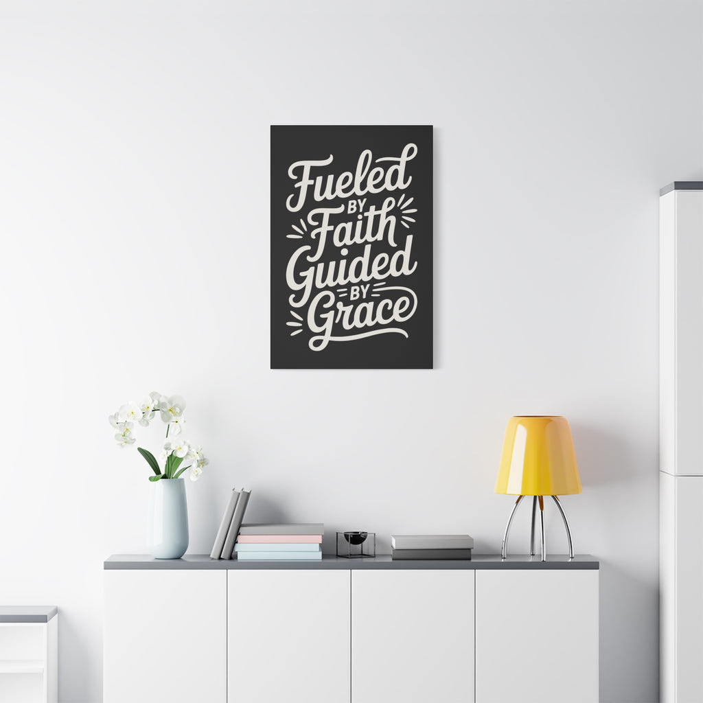 Stretched Canvas Art, Motivational Wall Decor, Home Inspirational Art, Faith-Based Decor, Gift for Faith Lovers