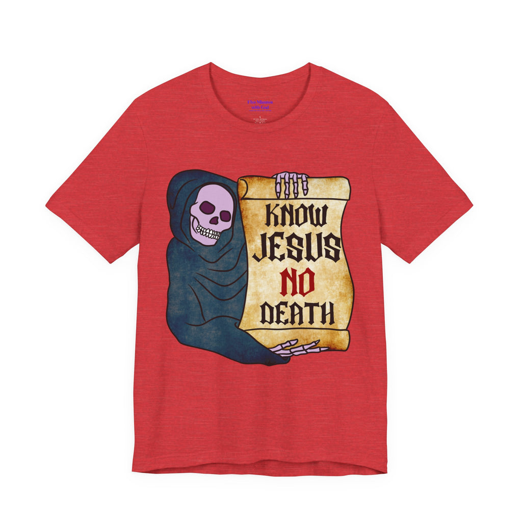Jesus Skull Tee - Inspirational T-Shirt, Casual Wear, Spiritual Gift, Faith-Based Apparel, Unique Graphic Tee