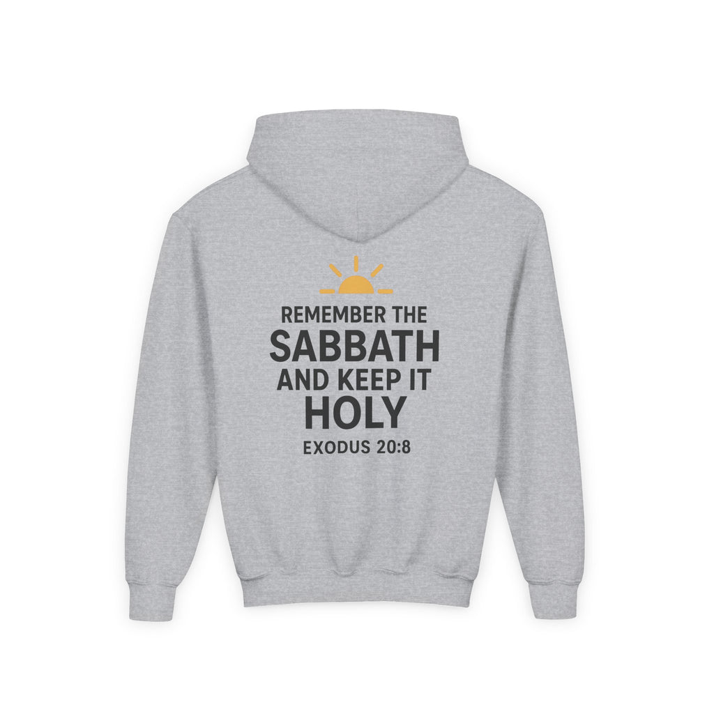 Sabbath Mode Youth Hoodie, Comfortable Hooded Sweatshirt for Kids, Perfect for Religious Observances, Christian Gift, Sunday Wear