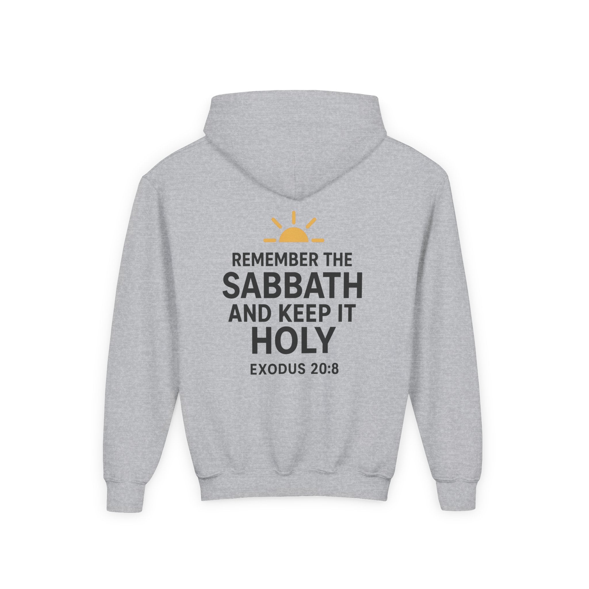 Sabbath Mode Youth Hoodie, Comfortable Hooded Sweatshirt for Kids, Perfect for Religious Observances, Christian Gift, Sunday Wear