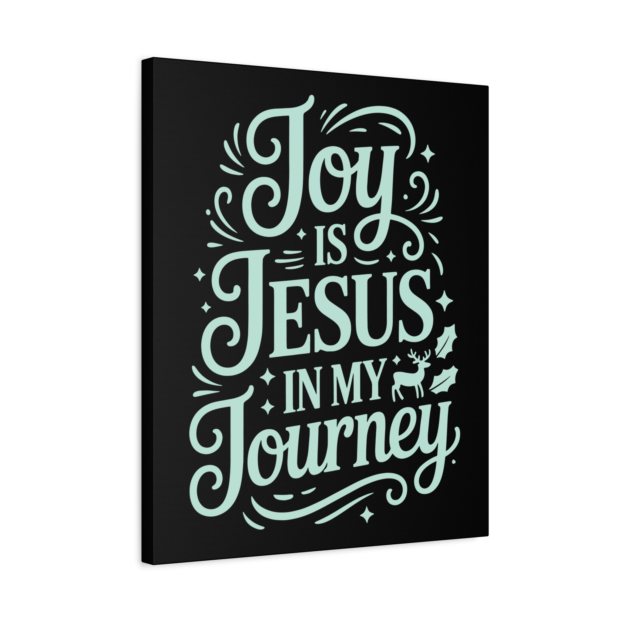 Joy in My Journey Canvas Wall Art, Religious Decor, Christmas Gift, Inspirational Wall Art, Joyful Home Decoration, Faith-Based Art