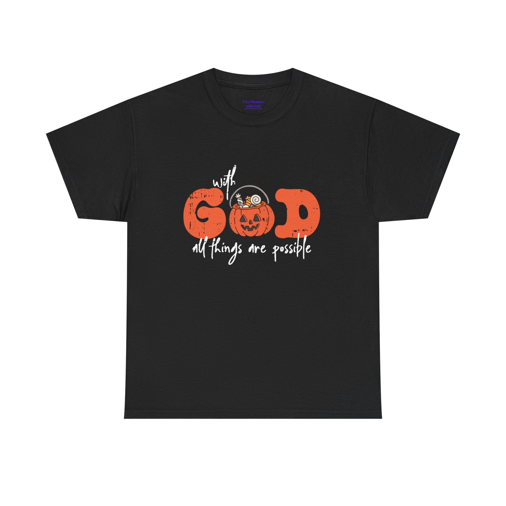 Faith-Inspired Unisex Tee - God All Things Are Possible Shirt