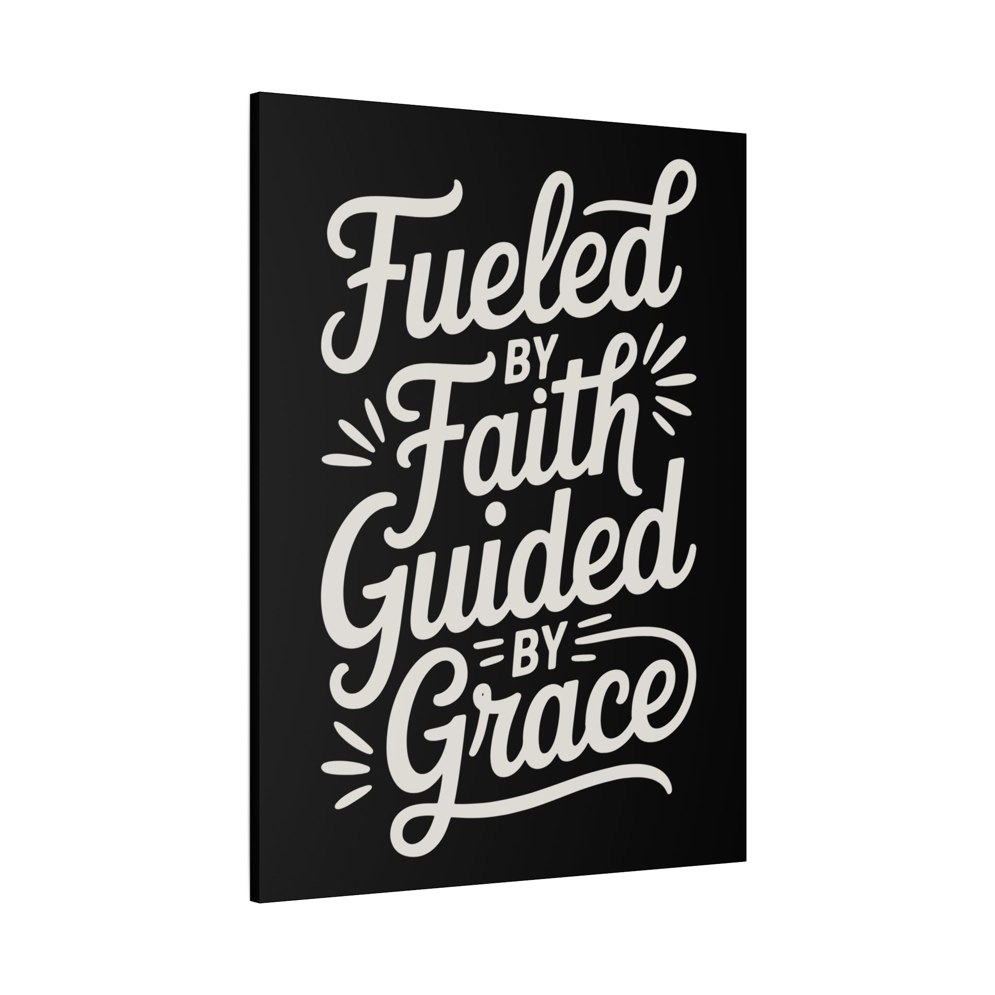 Stretched Canvas Art, Motivational Wall Decor, Home Inspirational Art, Faith-Based Decor, Gift for Faith Lovers