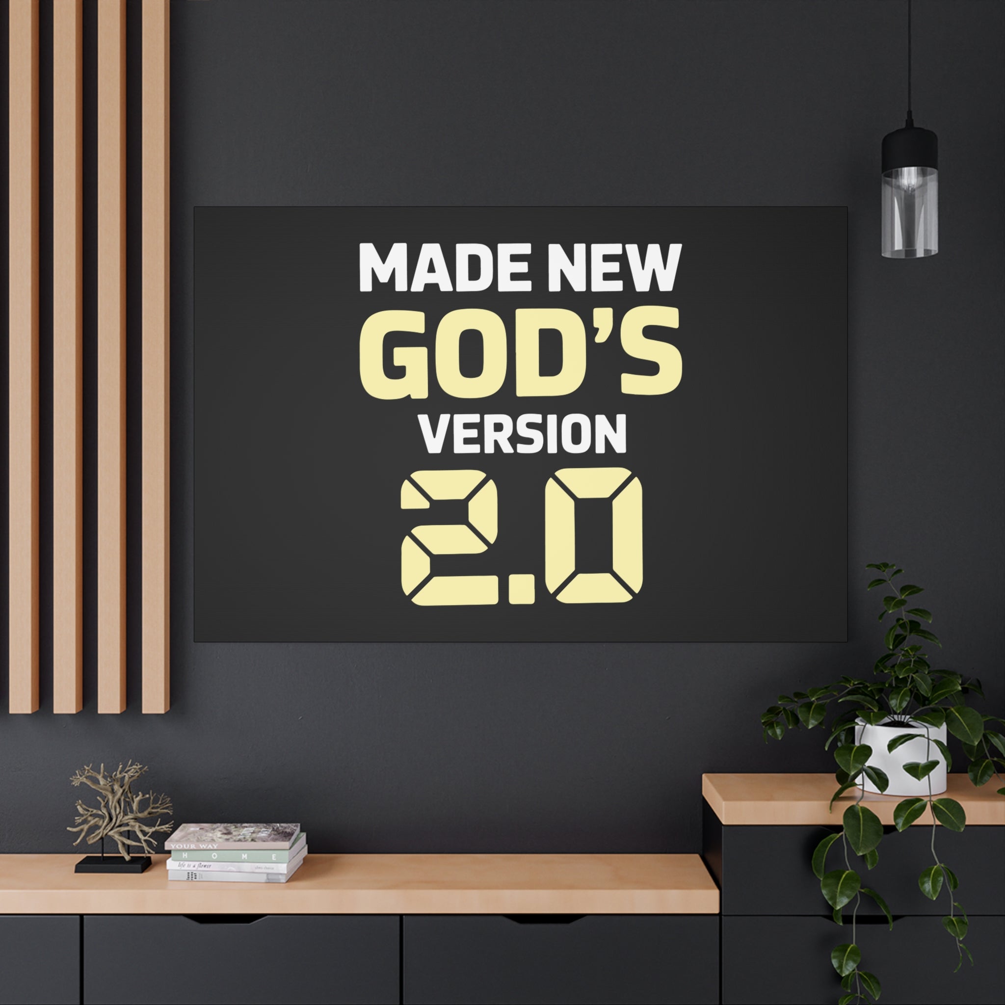 Inspirational Wall Art Canvas, Faith Decor, Home Decoration, Uplifting Gift, Christian Home, Motivational Room