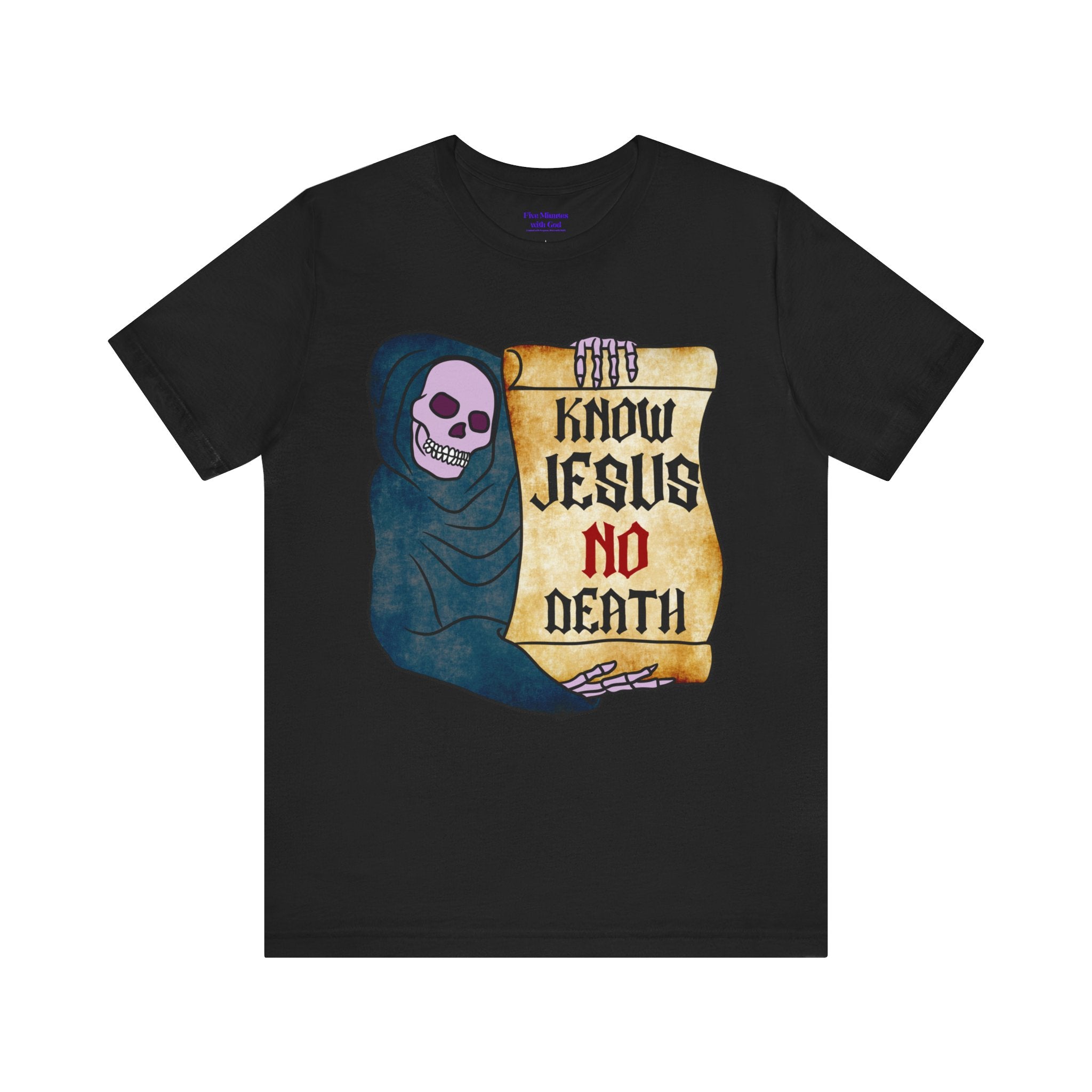 Jesus Skull Tee - Inspirational T-Shirt, Casual Wear, Spiritual Gift, Faith-Based Apparel, Unique Graphic Tee