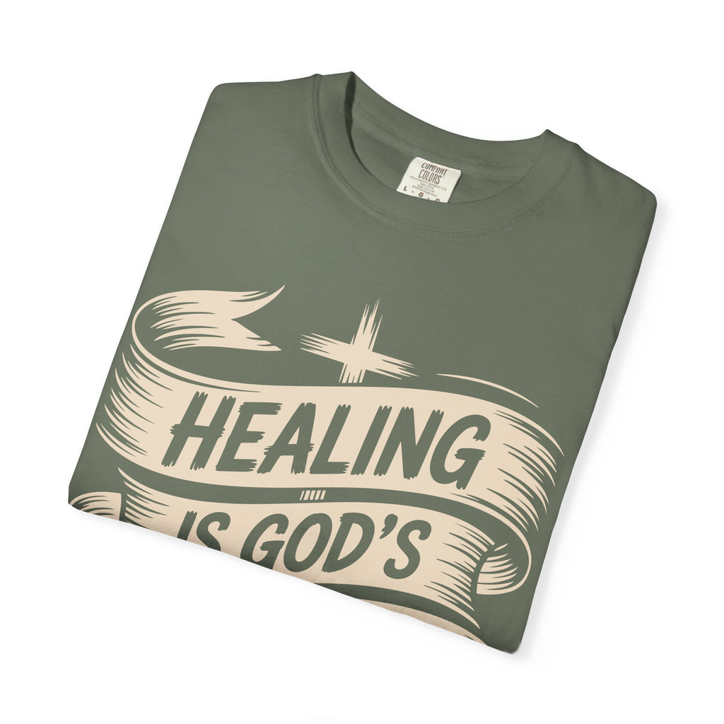 Healing is God's Promise T-Shirt, Faith-Based Apparel