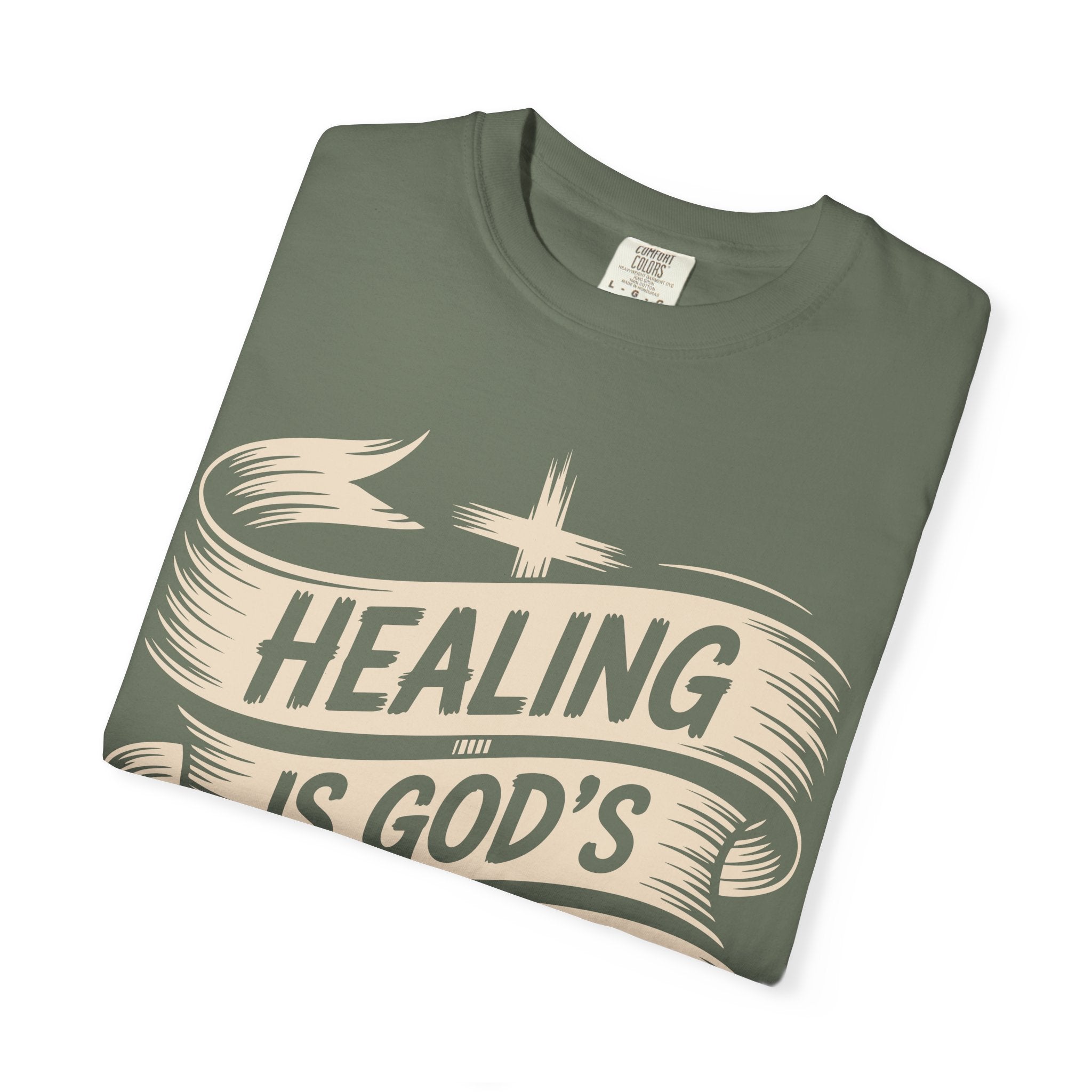 Healing is God's Promise T-Shirt, Faith-Based Apparel