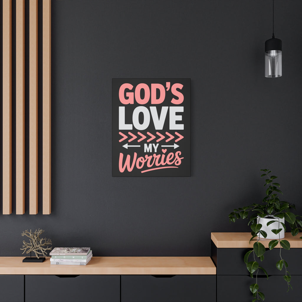 Inspirational Canvas Wall Art, Home Decor, Christian Gift, Motivational Wall Art, Stress Relief Decor, Housewarming Gift