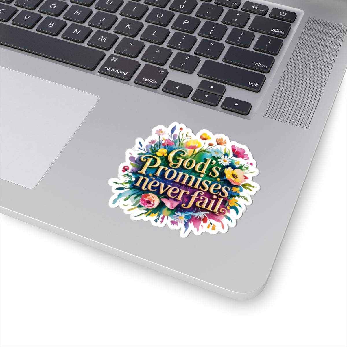 Colorful Faith-Inspired Kiss-Cut Stickers, Floral Stickers, God's Promises, Inspirational Art, Journaling Supplies, Gift for Friends
