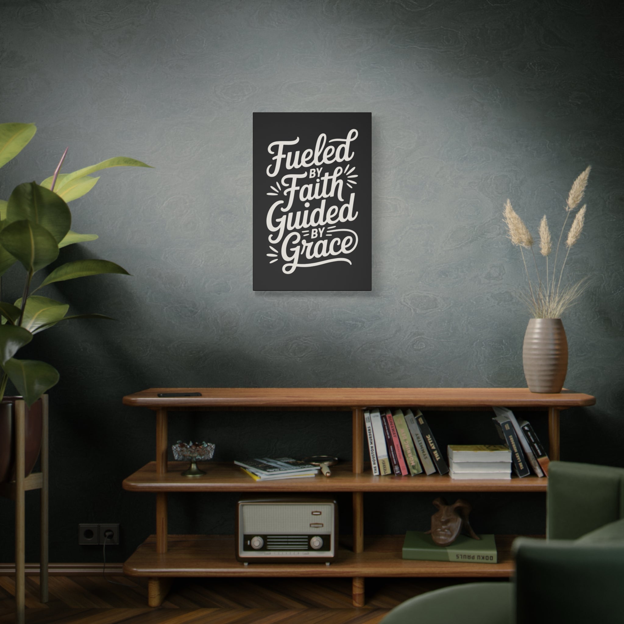 Stretched Canvas Art, Motivational Wall Decor, Home Inspirational Art, Faith-Based Decor, Gift for Faith Lovers