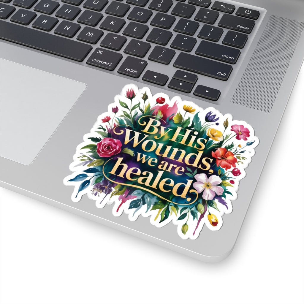 Floral Inspirational Stickers, Bible Quotes, Faith Decor, Laptop Stickers, Christian Gifts, Encouragement, Religious Decor