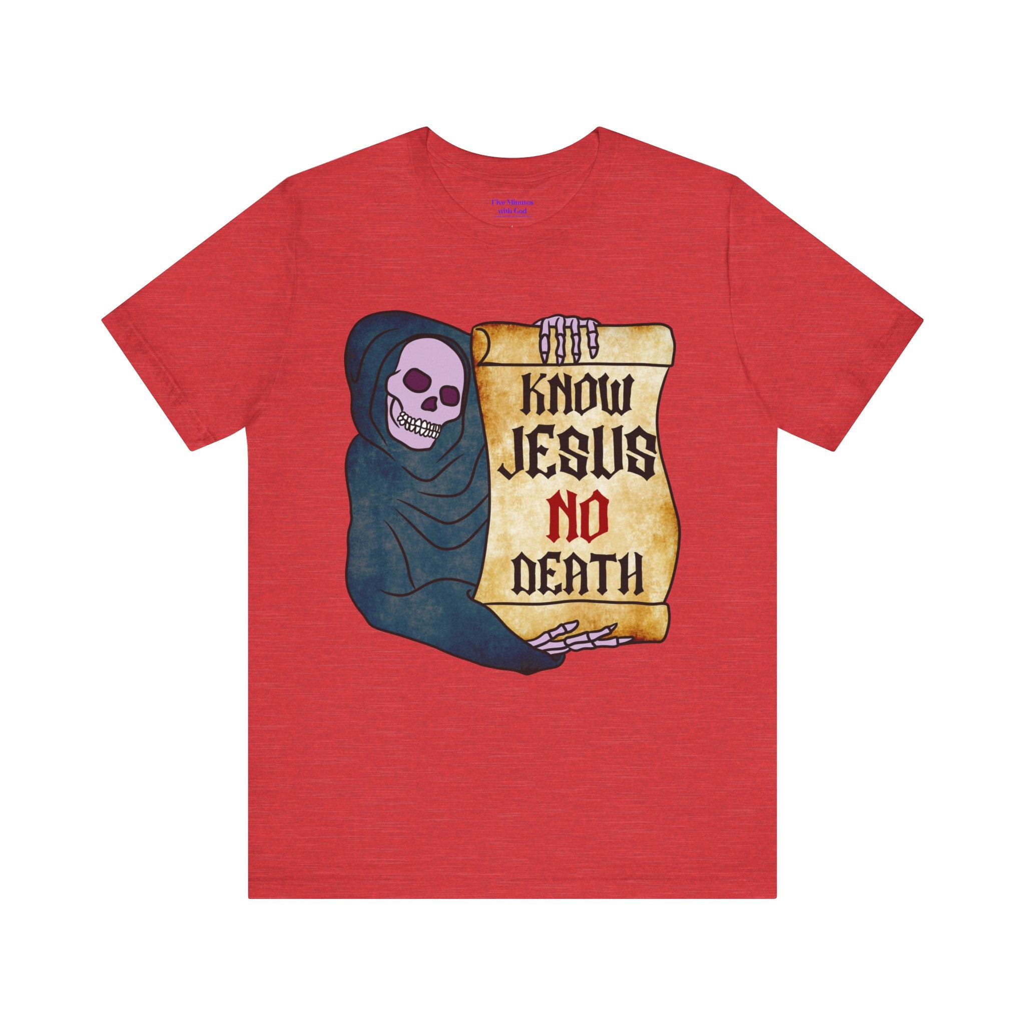Jesus Skull Tee - Inspirational T-Shirt, Casual Wear, Spiritual Gift, Faith-Based Apparel, Unique Graphic Tee