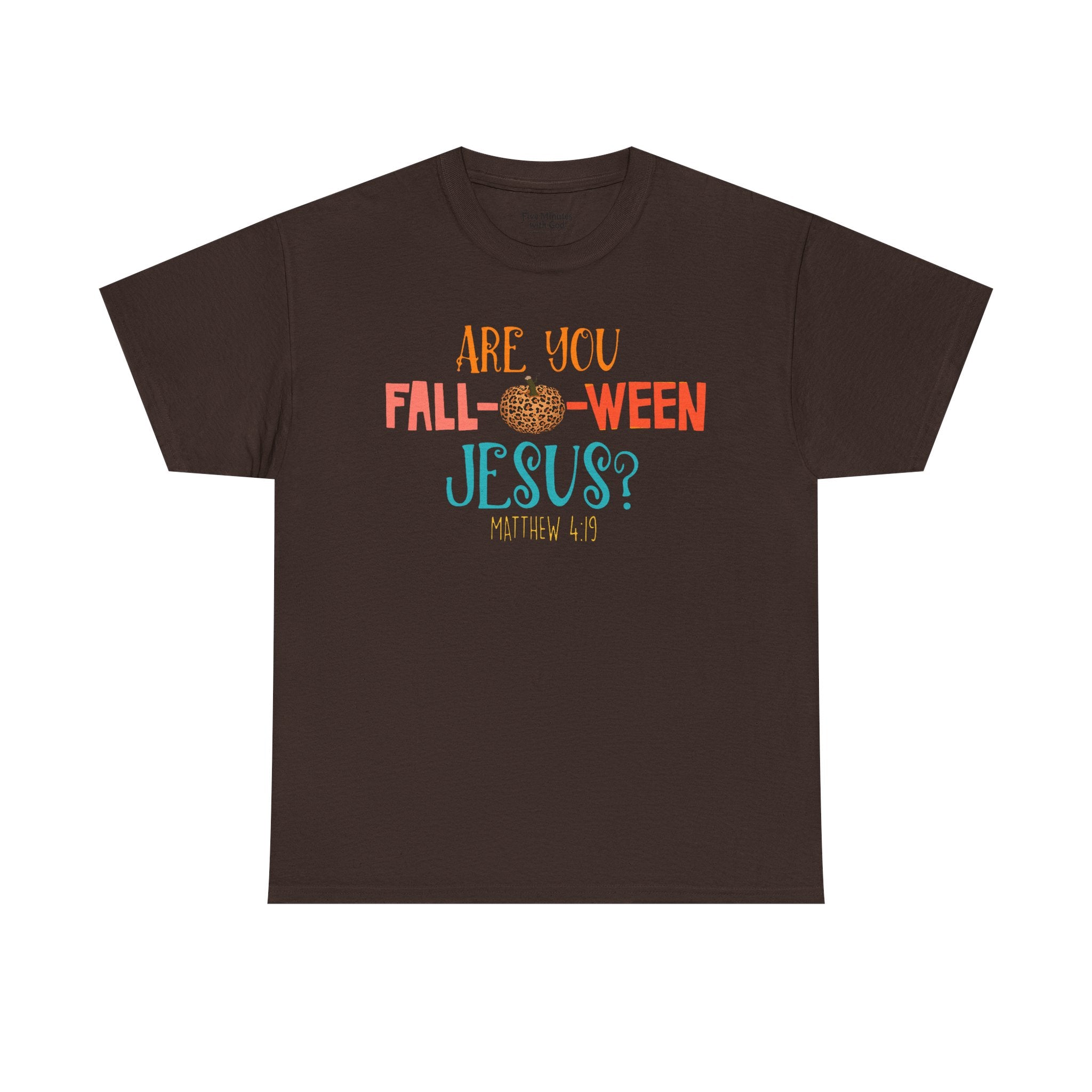 Unisex Fall-Themed T-Shirt: Are You Fall-o-Ween Jesus?, Halloween Apparel, Cozy Autumn Top, Fun Family Tee, Seasonal Gift
