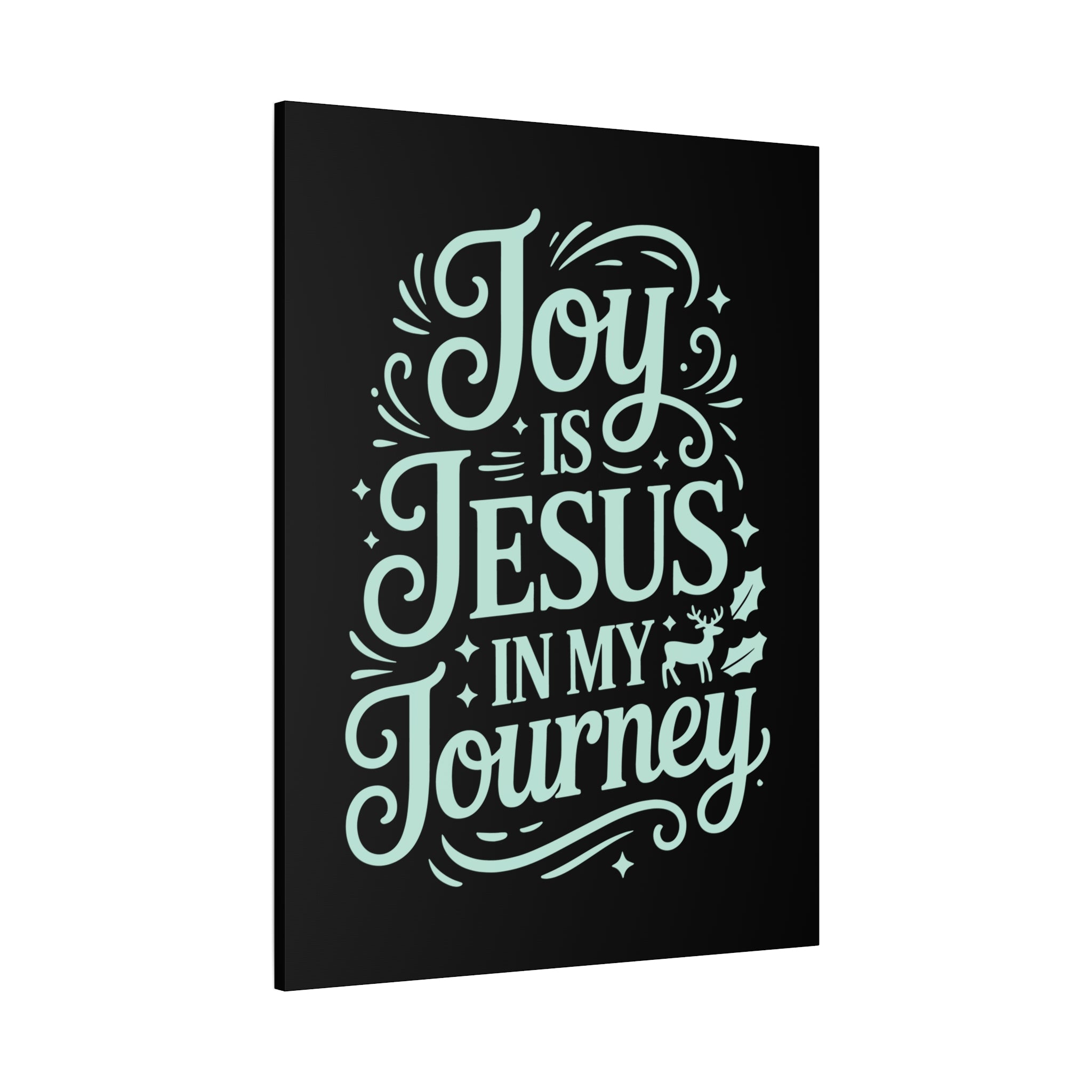 Joy in My Journey Canvas Wall Art, Religious Decor, Christmas Gift, Inspirational Wall Art, Joyful Home Decoration, Faith-Based Art