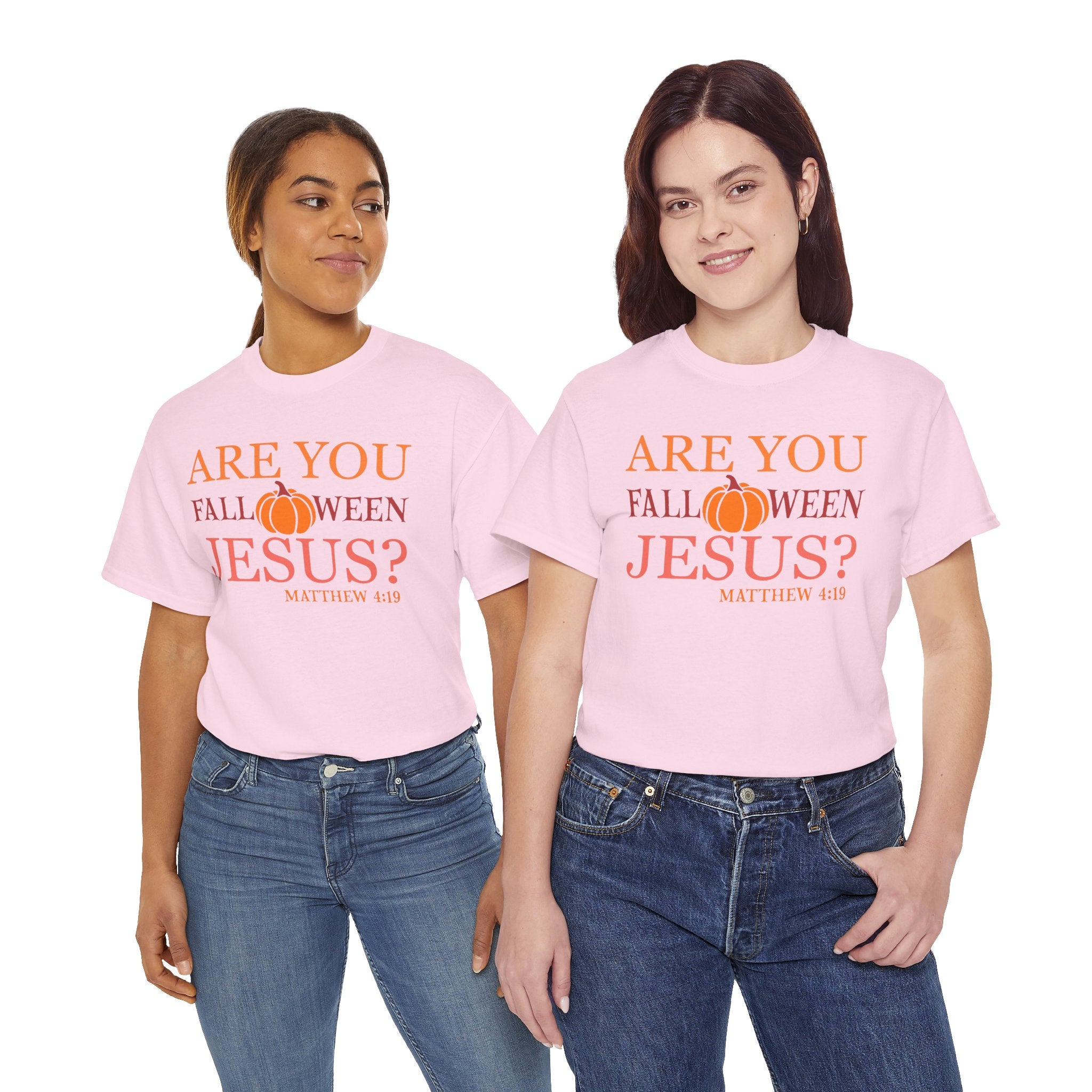 Unisex Heavy Cotton Tee - Are You Halloween Jesus? Festival Shirt, Funny Christian Tee, Fall Apparel, Halloween Party Outfit, Holiday Gift