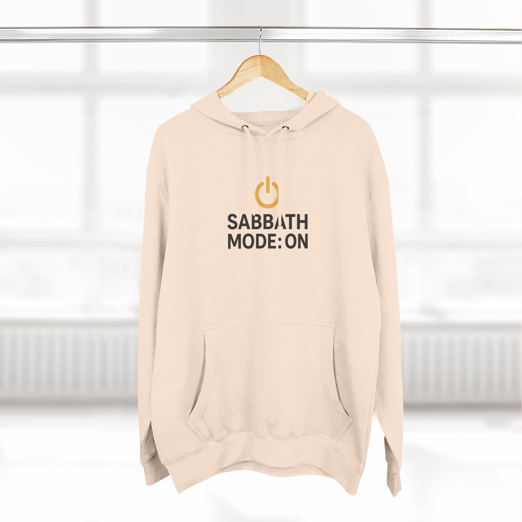 Sabbath Mode Fleece Hoodie | Faith Apparel, Religious Gift, Comfortable Hoodie, Cozy Wear, Spiritual Fashion