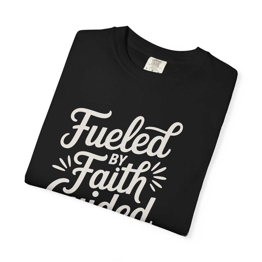 Fueled By Faith Guided By Grace Motivational Apparel