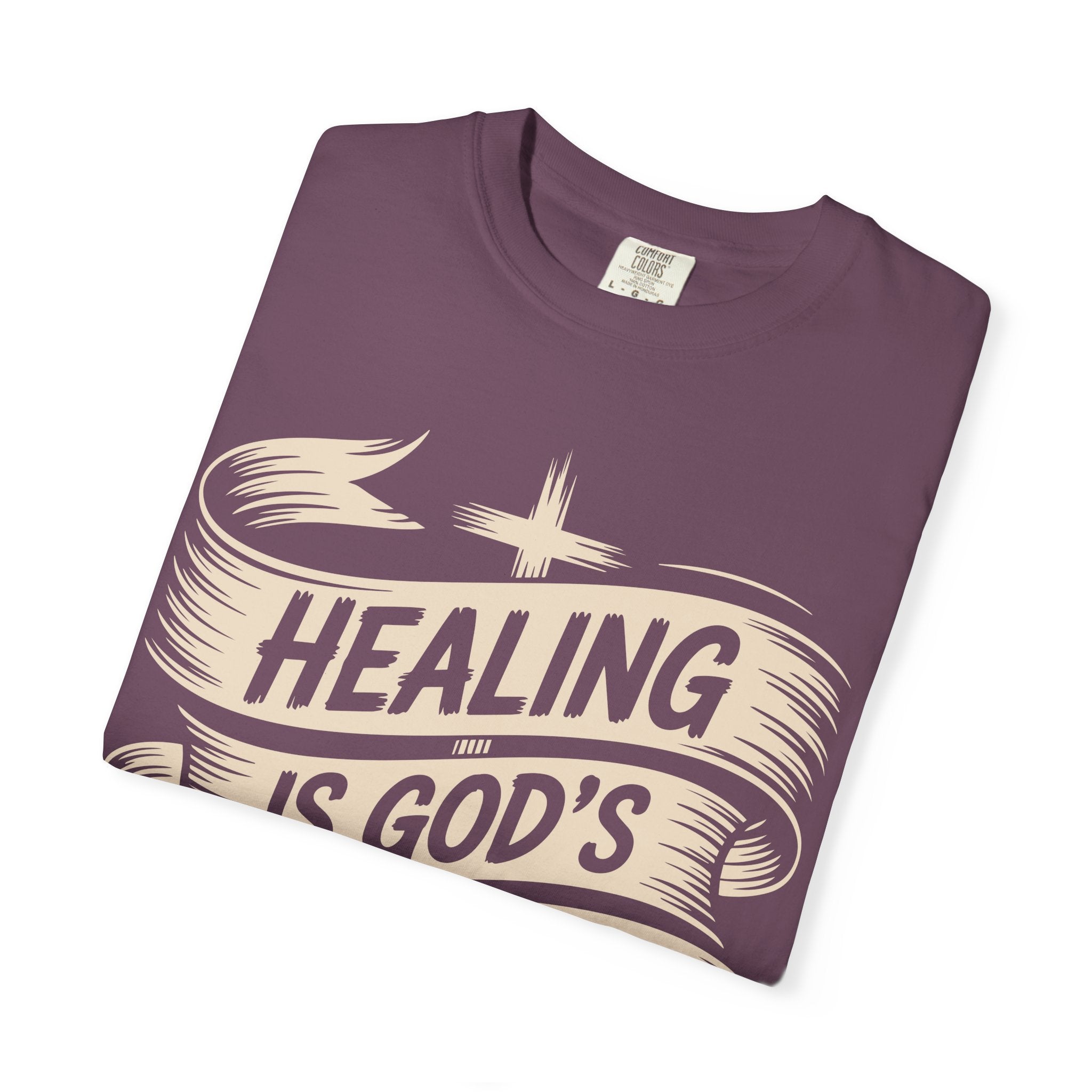 Healing is God's Promise T-Shirt, Faith-Based Apparel
